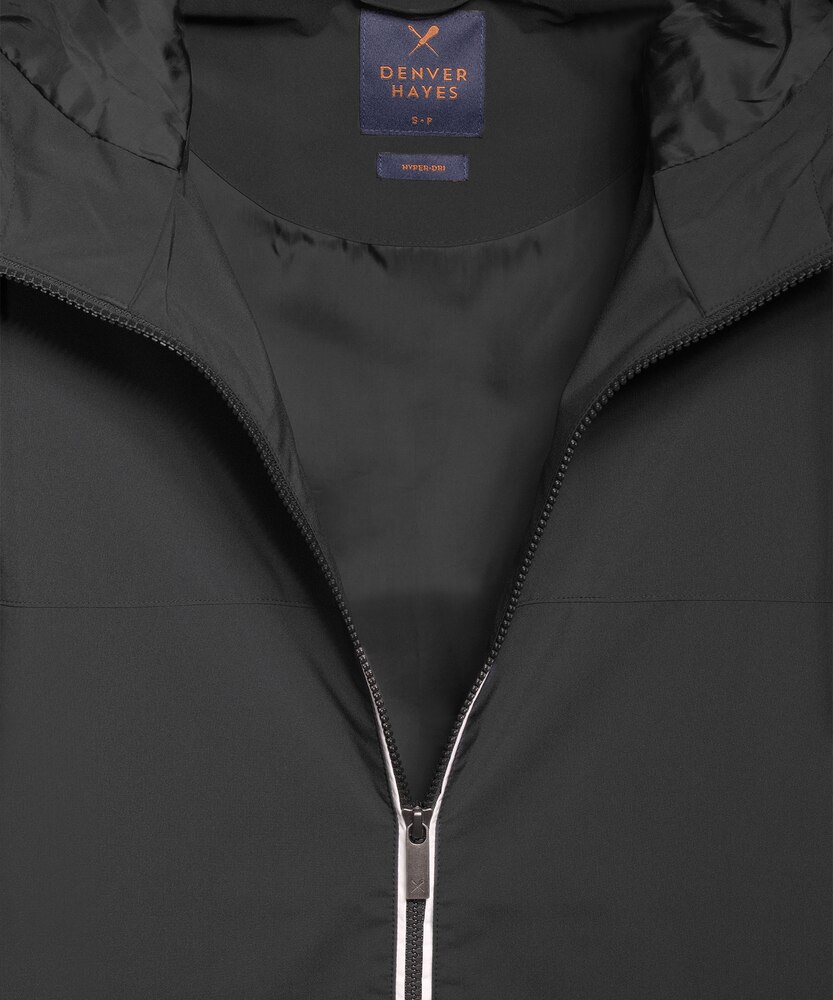 Denver Hayes Men's Water Repellent Hyper-Dri 1 Carlton Attached Hood Jacket