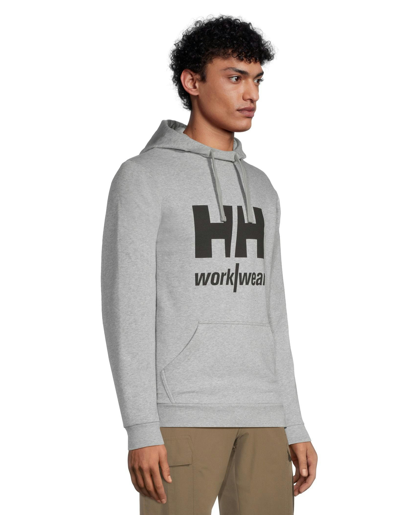 Helly Hansen Workwear Men's Sleeve Logo Hooded Sweatshirt