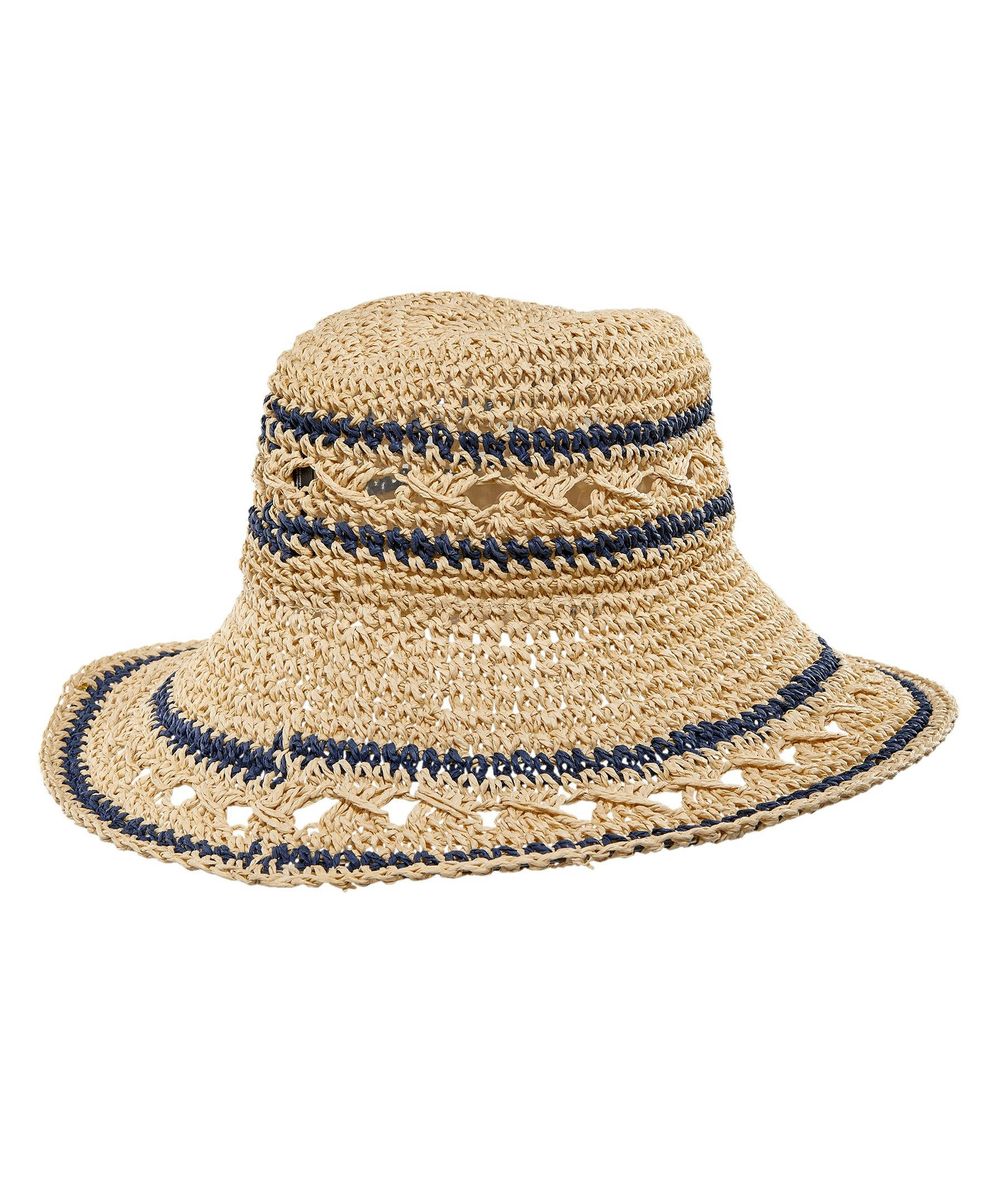 FarWest Women's Straw Crochet Hat