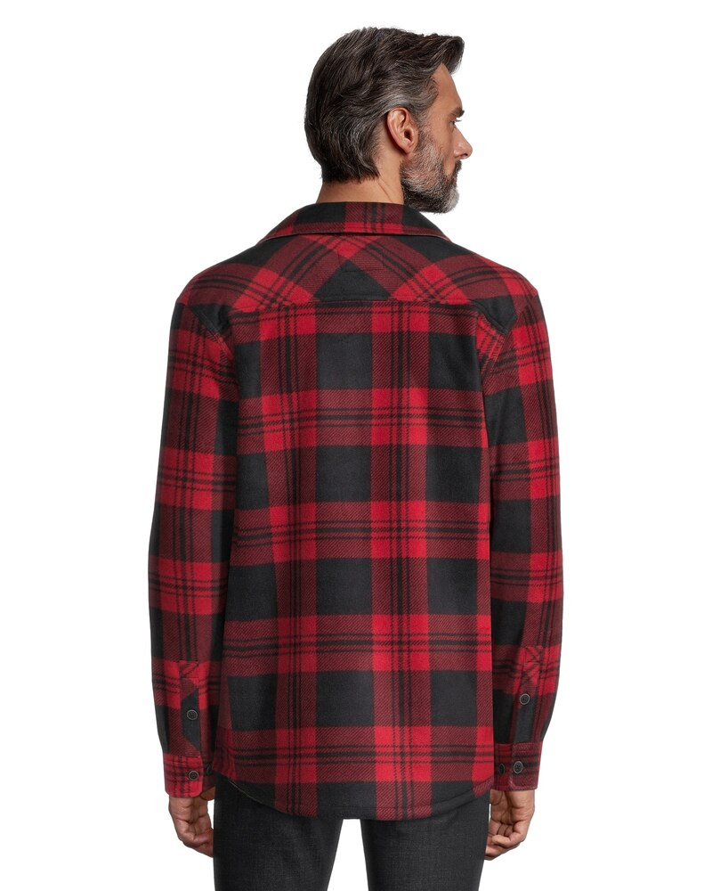 Boston Traders Men's Bonded Polar Plaid Shacket