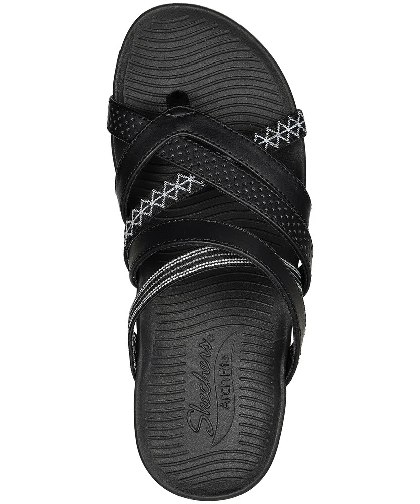 Skechers Women's Arch Fit Sunshine Sandals - Black White