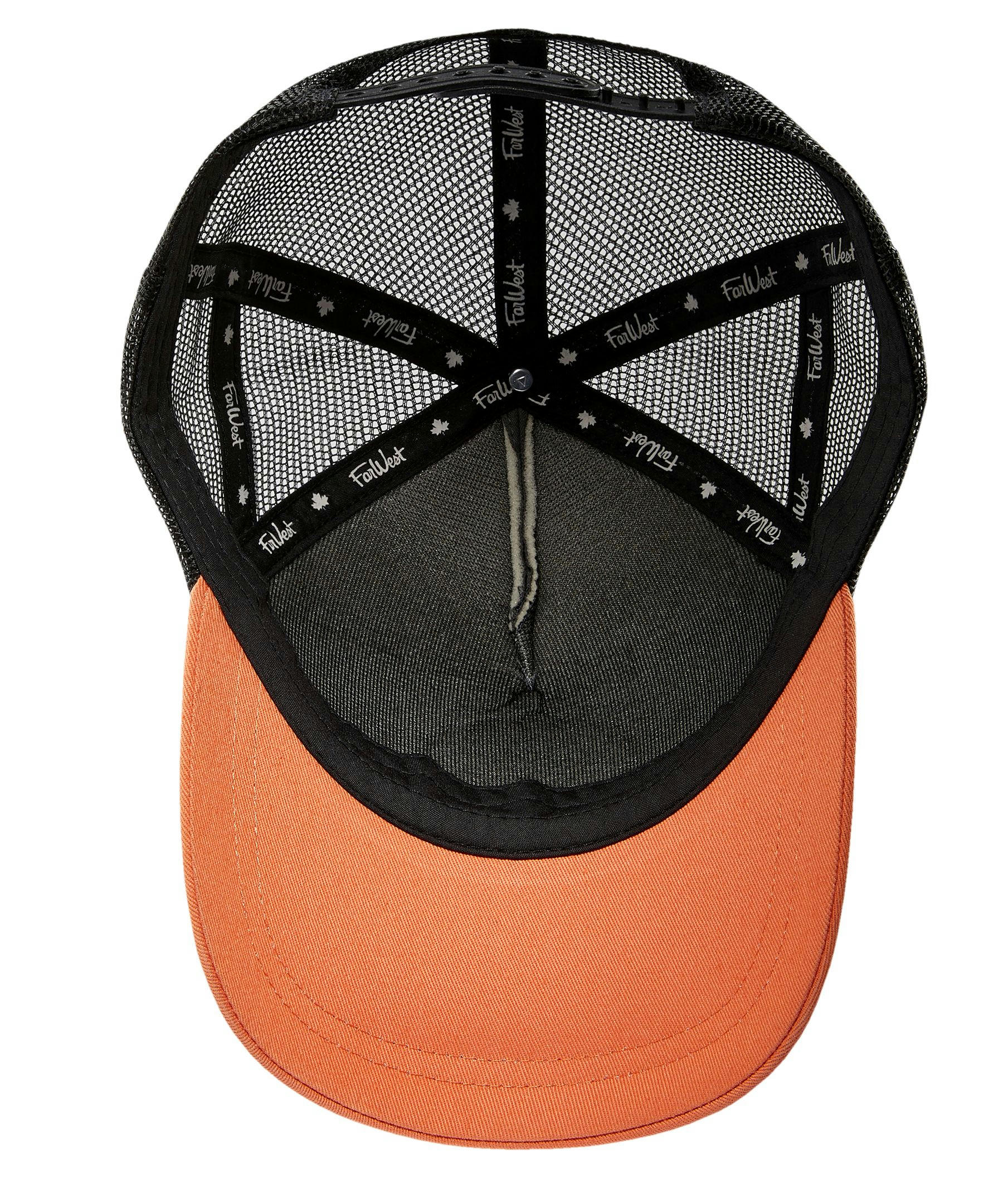 FarWest Men's Raised Rubber Print Ball Cap