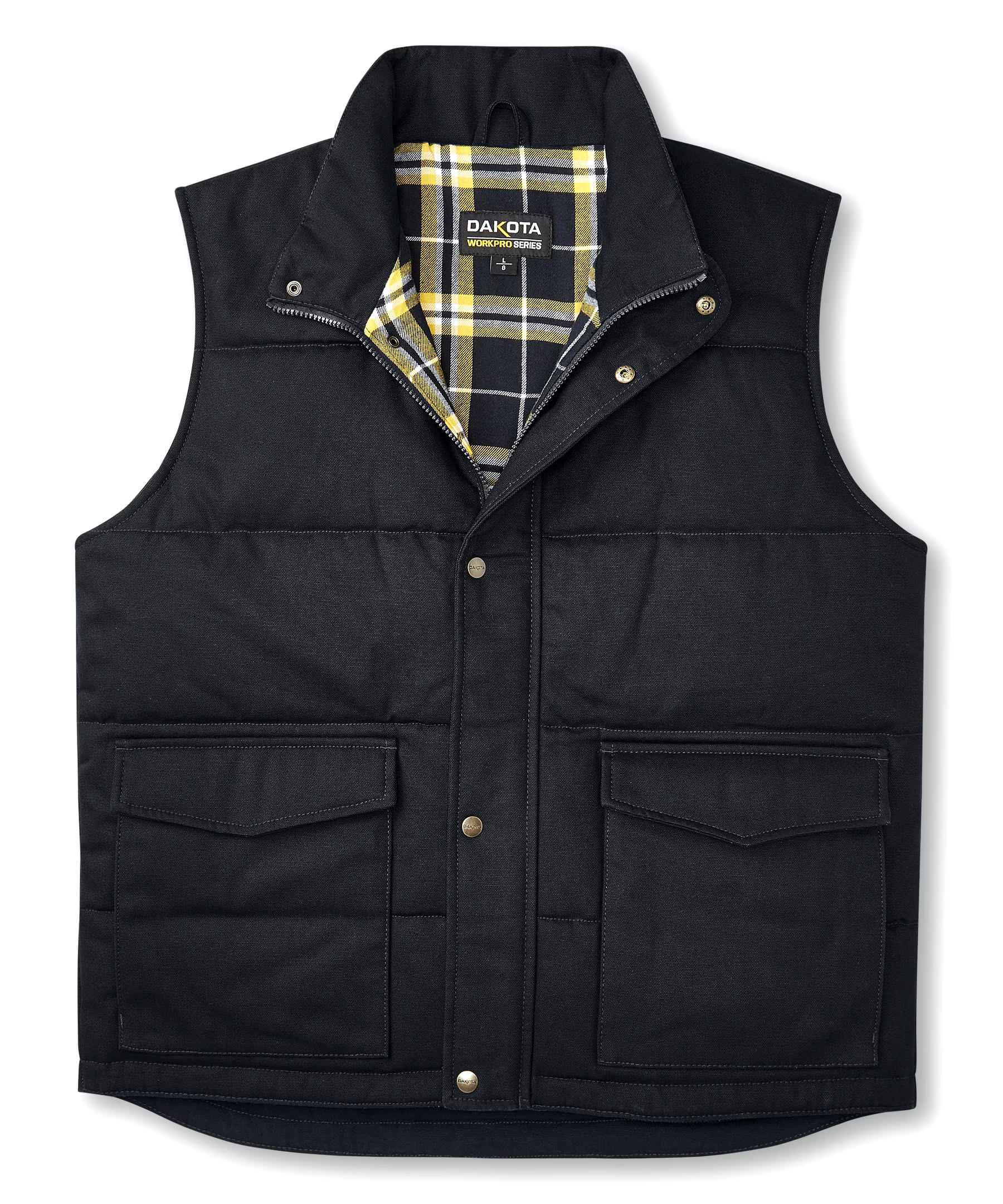 Dakota WorkPro Series Men's Quilted Insulated Duck Work Vest
