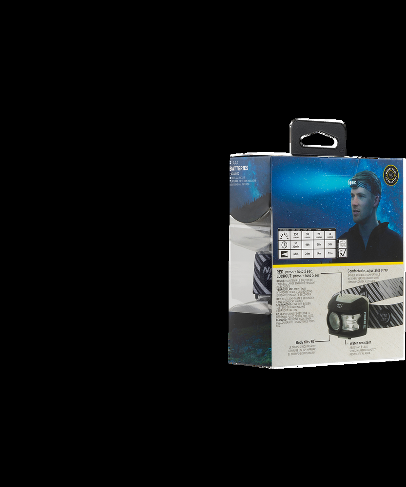 Nite Ize Radiant 250 Headlamp - Charcoal