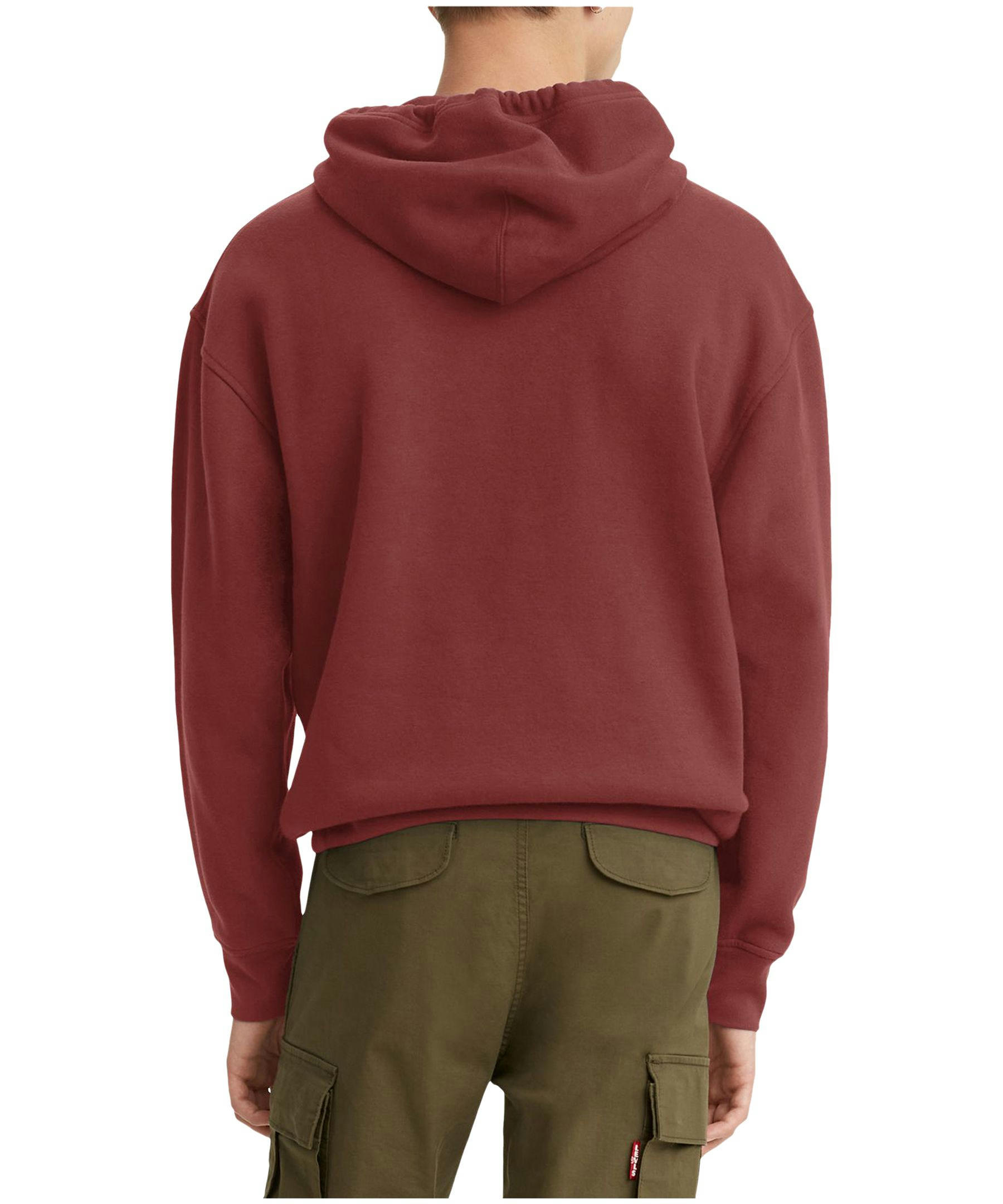 Levi's Men's Relaxed Fit Kangaroo Pocket Cotton Fleece Graphic Hoodie