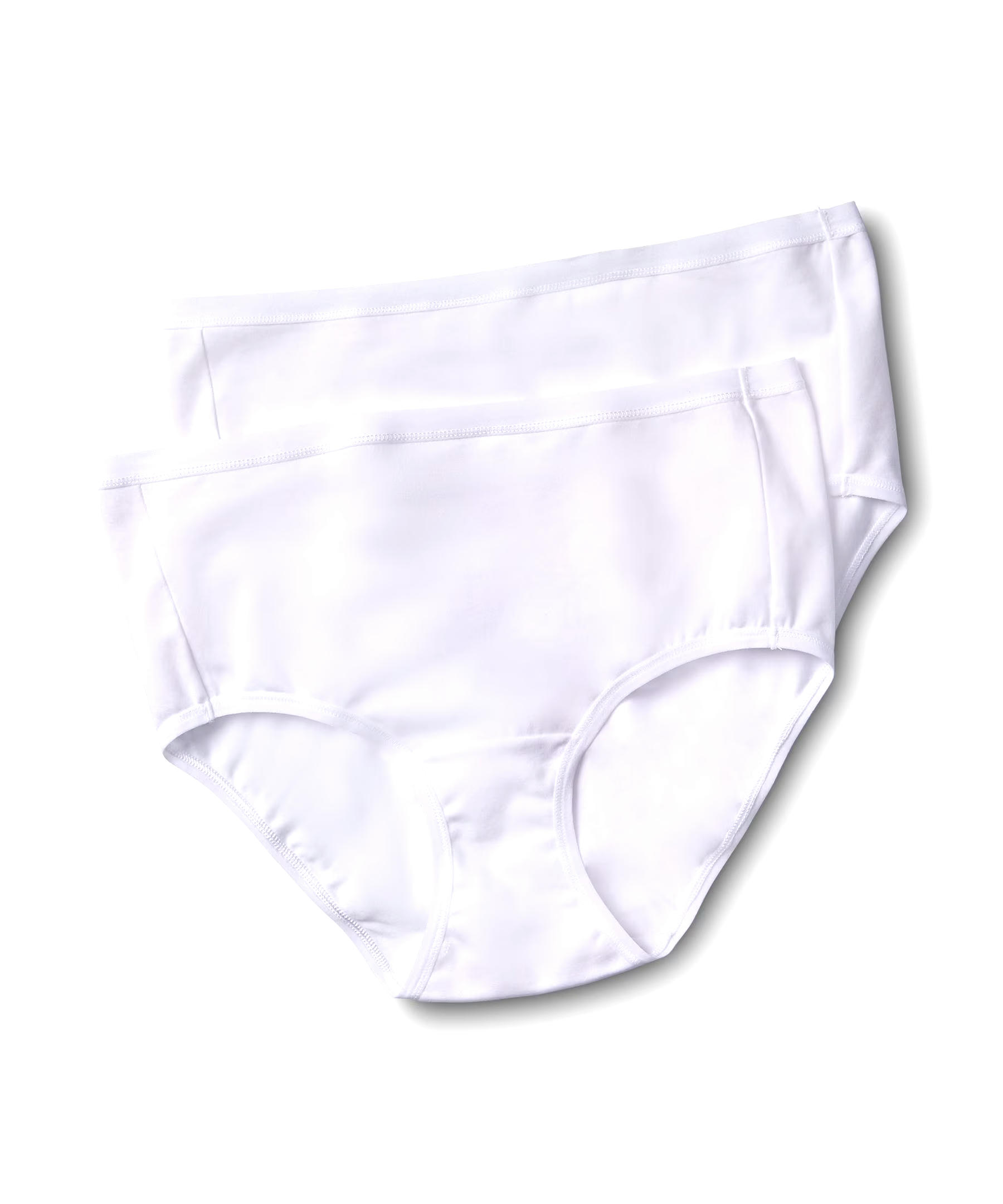 Denver Hayes Women's 2 Pack Cotton Stretch Modern Brief Underwear