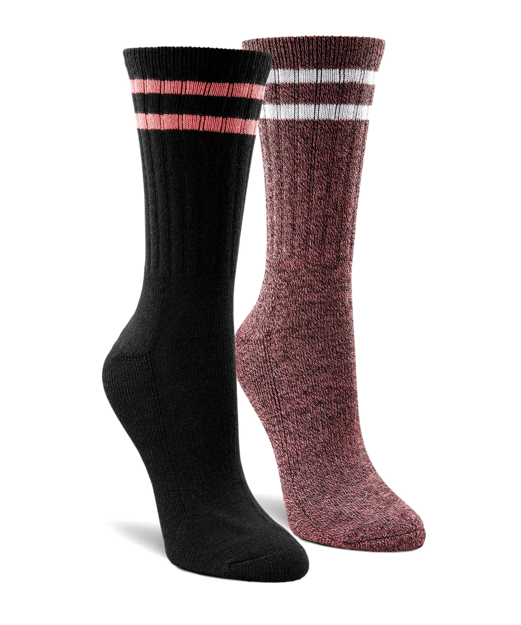WindRiver Women's 2 Pack Super Soft Thermal Quad Comfort Boot Socks