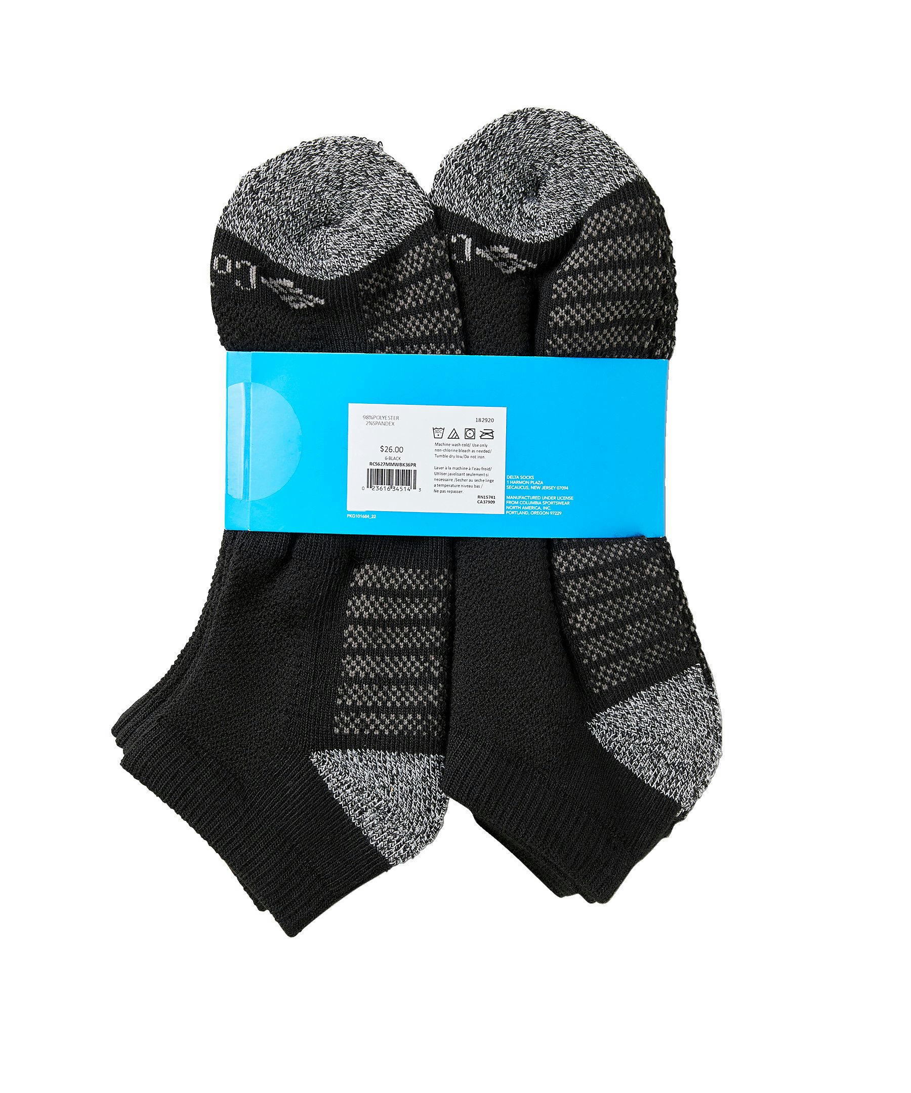 Columbia Men's 6-Pack Low Cut Sport Socks