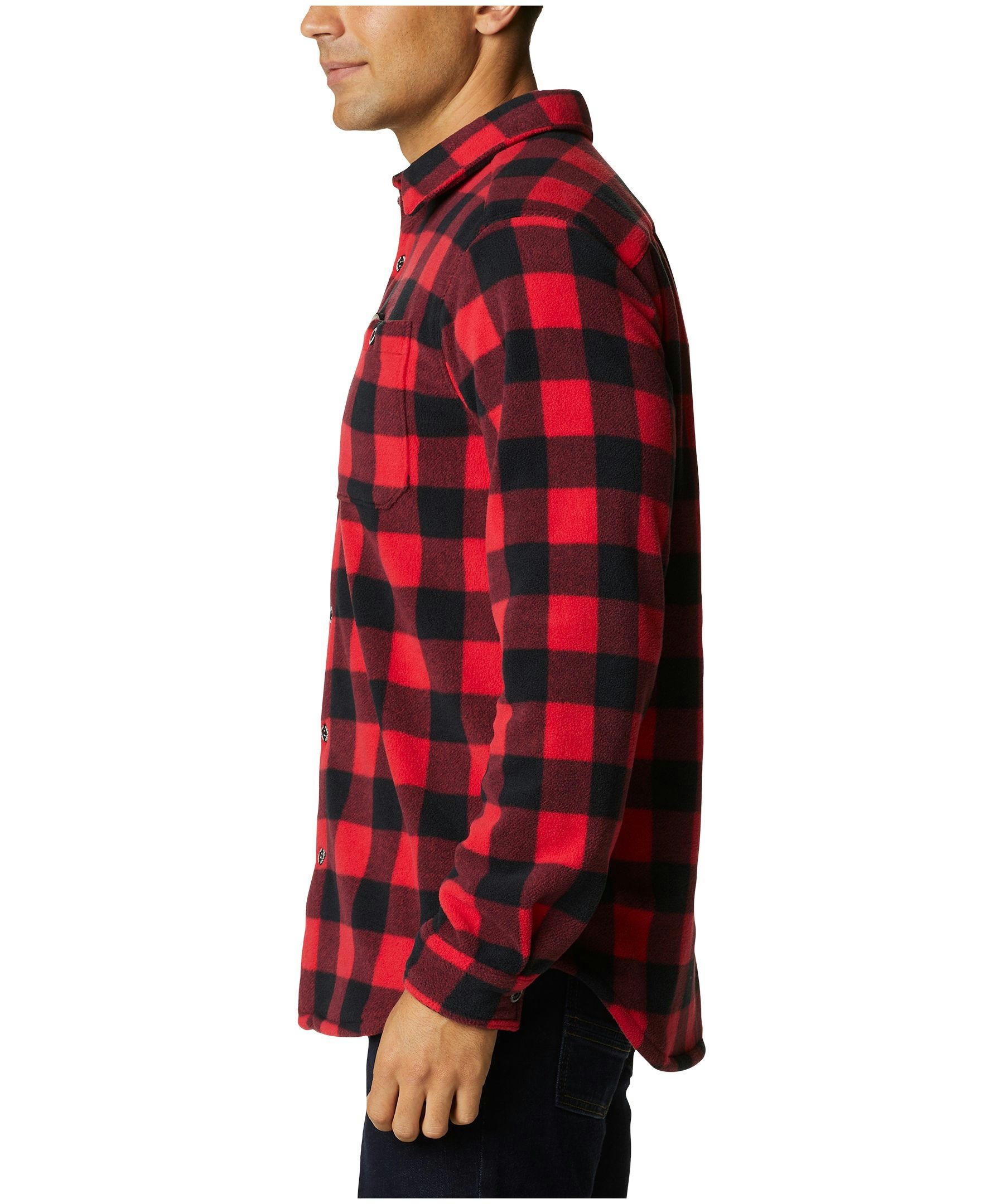 Columbia Men's Flare Gun Fleece Long Sleeve Shirt Jacket