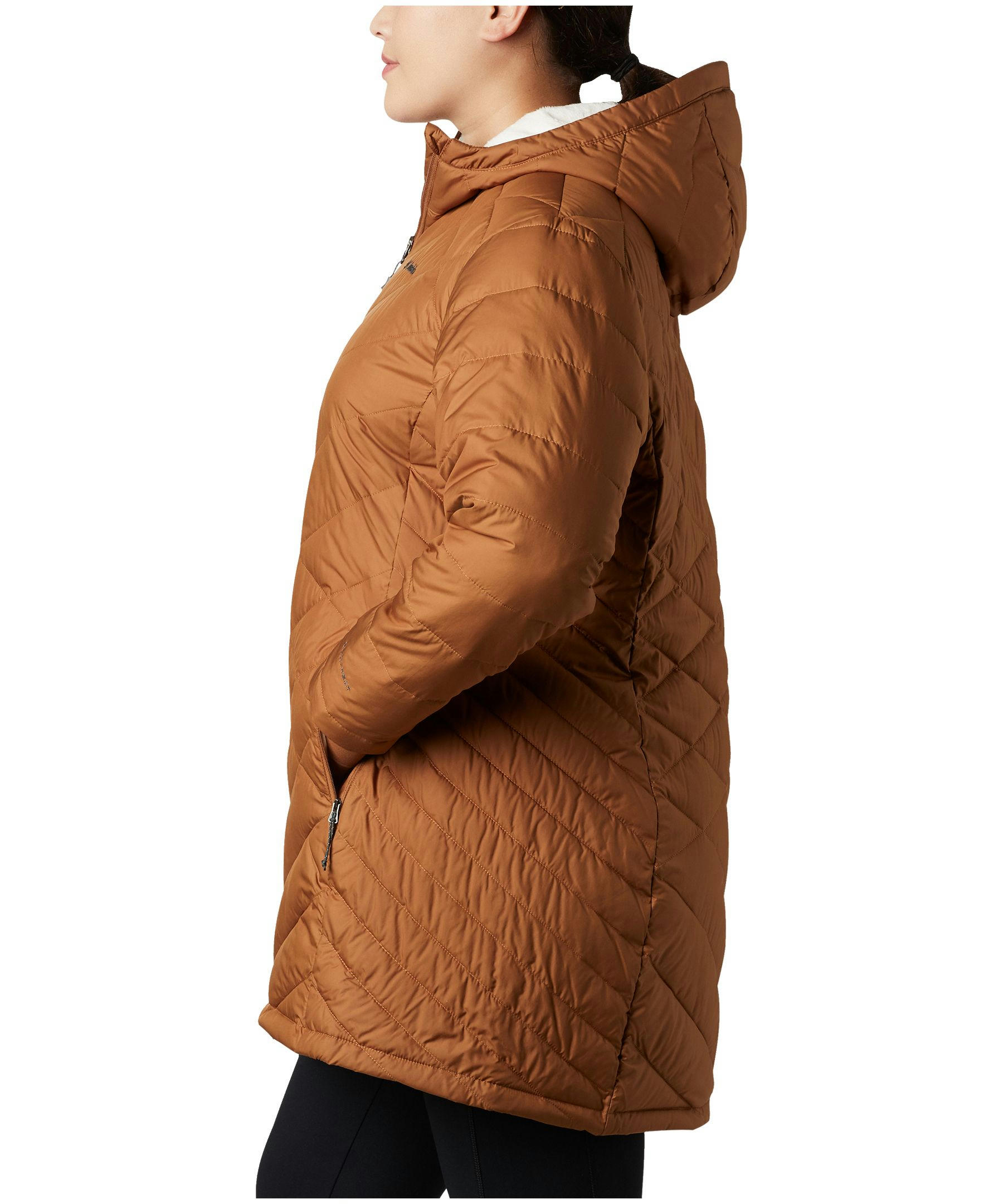 Columbia Women's Heavenly Omni-Heat Water Resistant Insulated Long Hooded Jacket