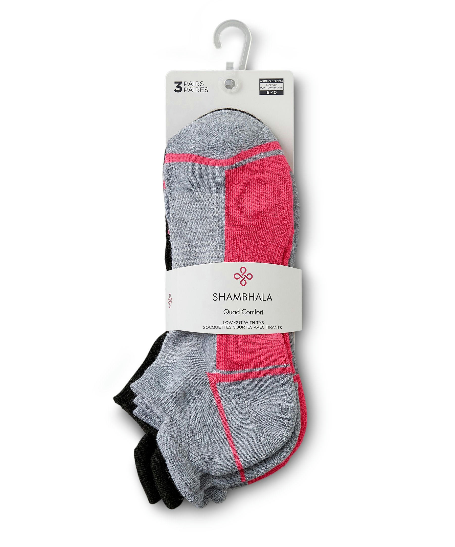 Shambhala Women's 3-Pack Tab Sport Socks