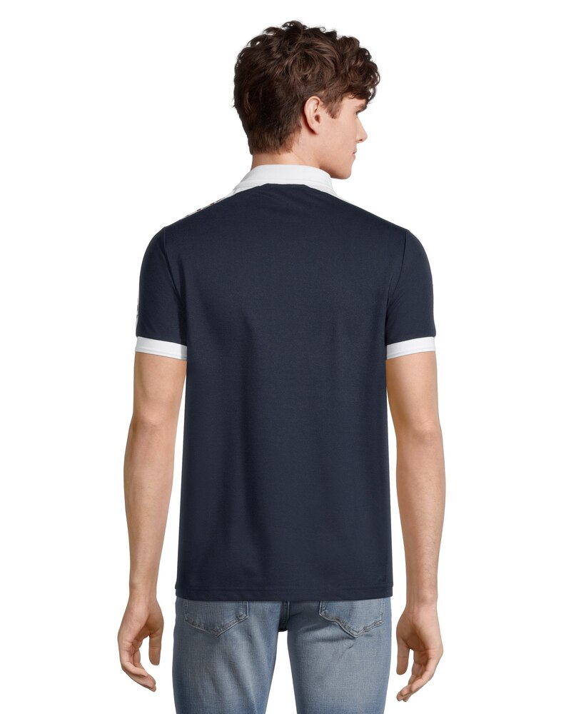 Men's 3 Button Placket Pique Polo Shirt