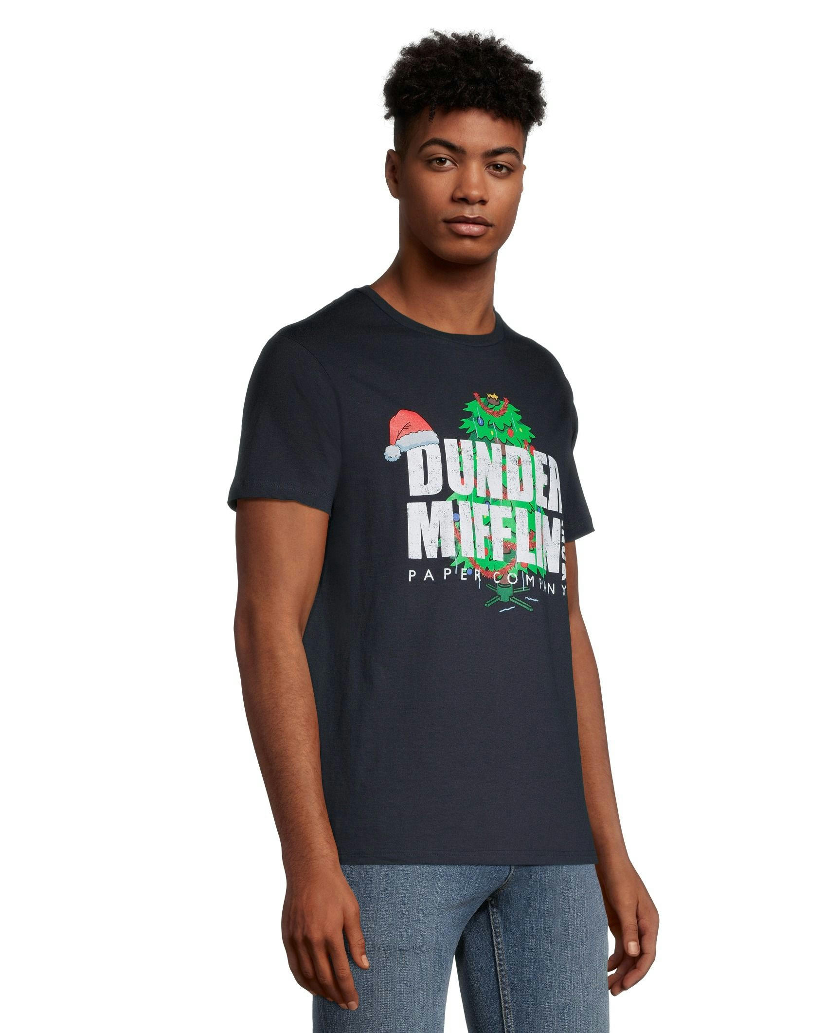 Logo T-Shirts Men's Holiday Dunder Mifflin Graphic T Shirt