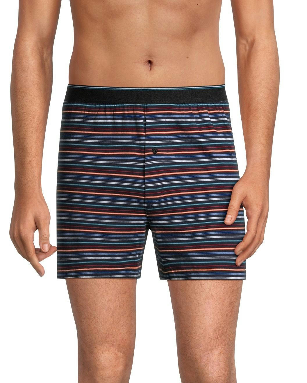 Denver Hayes Men's 2 Pack Yarn Dye Loose Fit Boxer Briefs