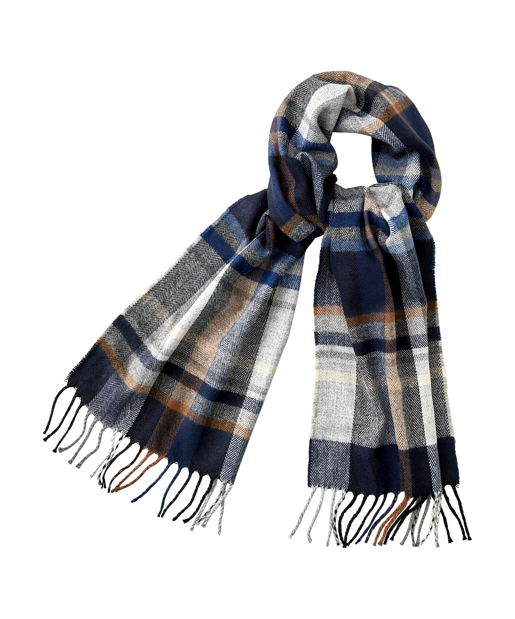 WindRiver Acrylic Woven Scarf- Plaid