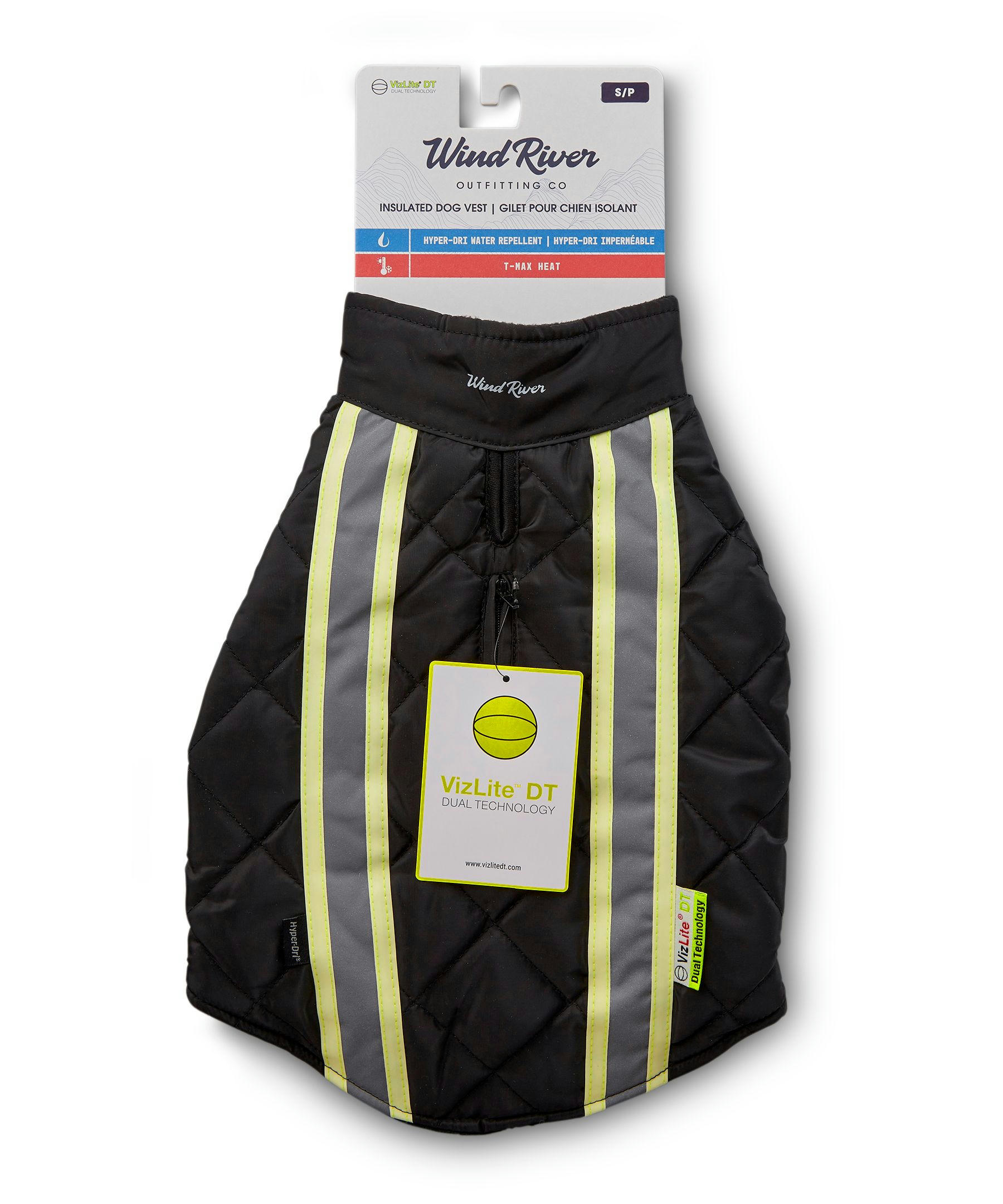WindRiver Insulated T-MAX Dog Vest with Vizlite