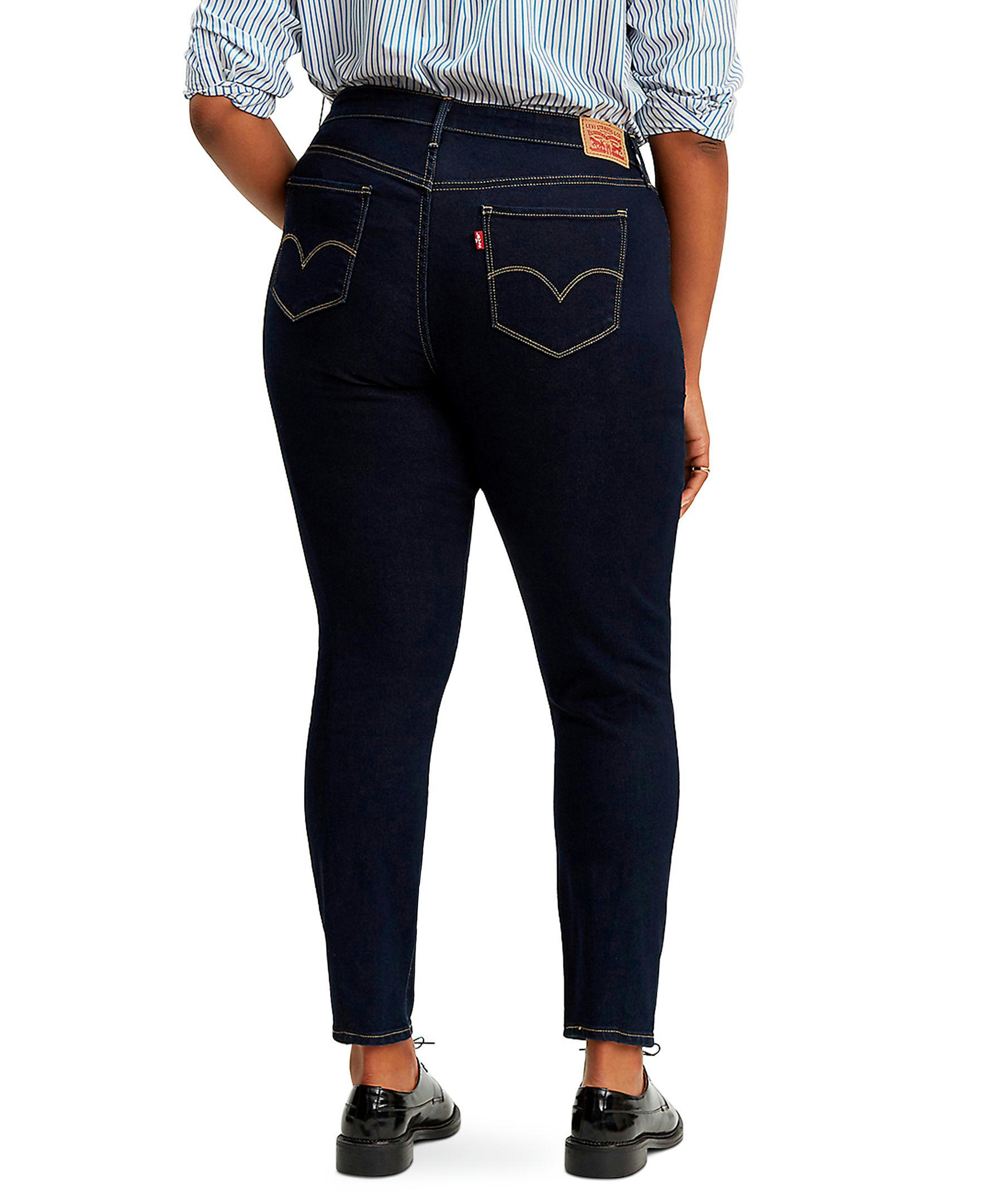 Levi's Women's 311 Shaping Mid Rise Skinny Jeans - Darkest Sky - Plus Size