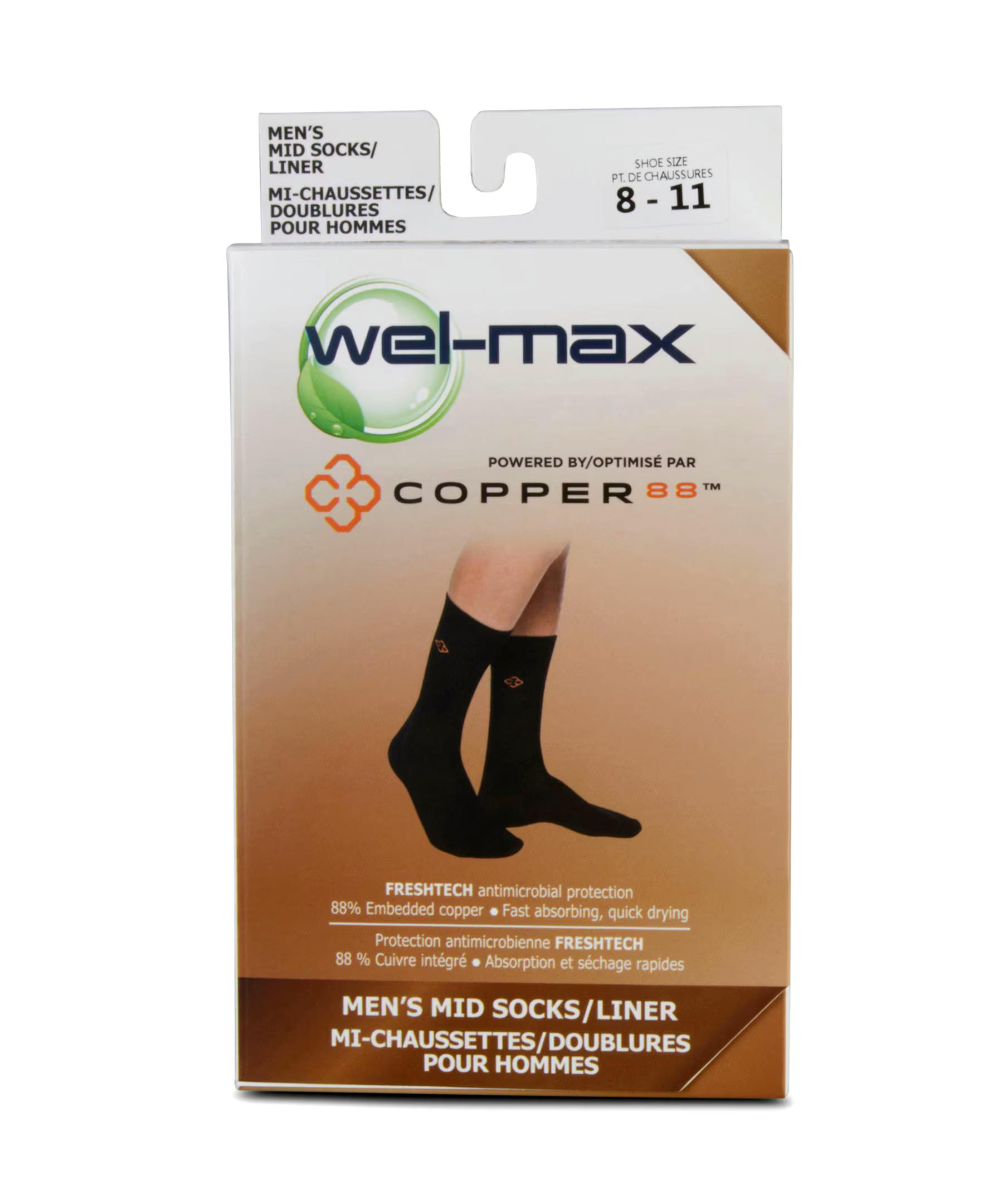 Wel-max Copper 88 Mid Sock Liner