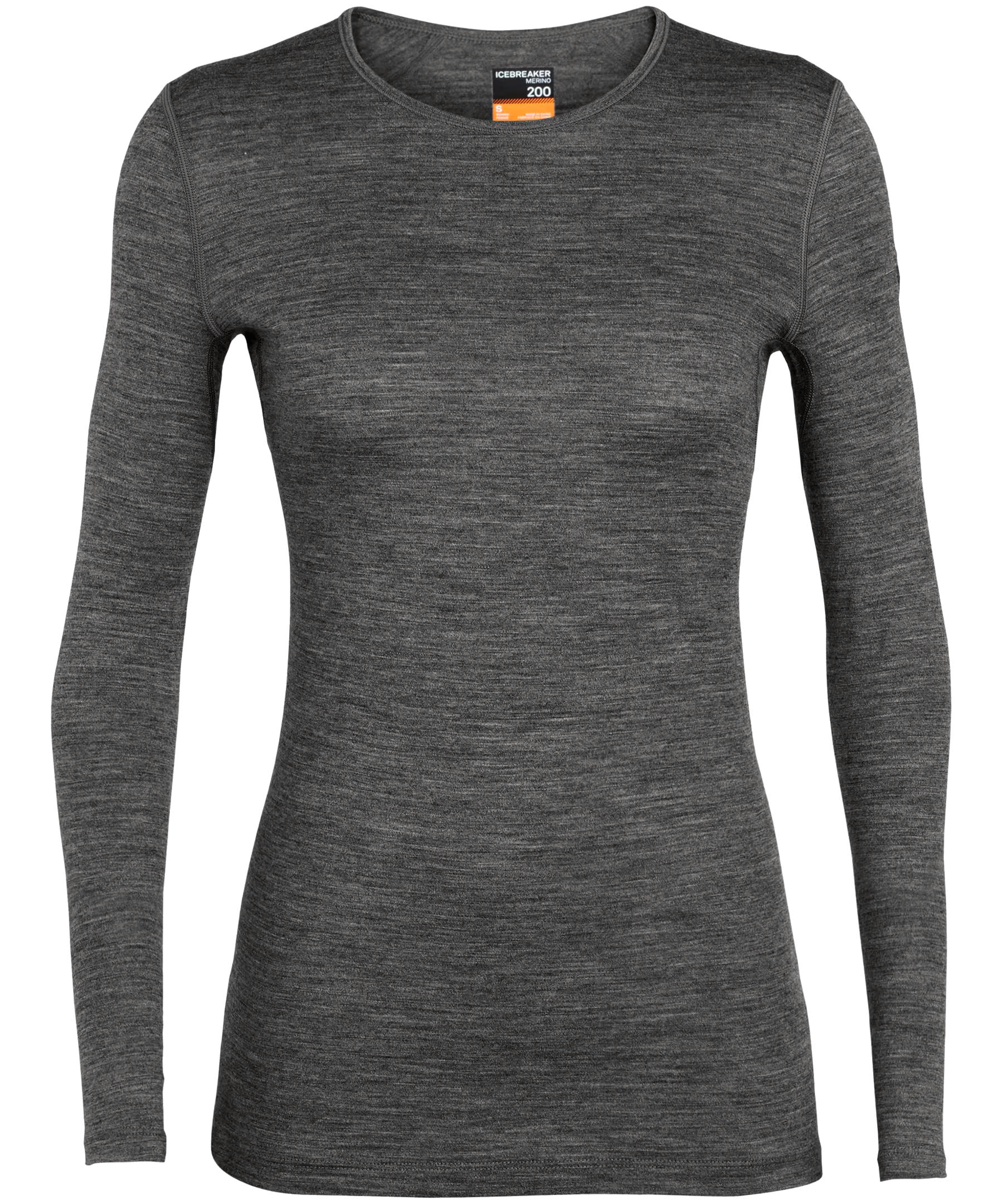 Icebreaker Women's 200 Oasis Crewneck Long Sleeve Base Layer Top