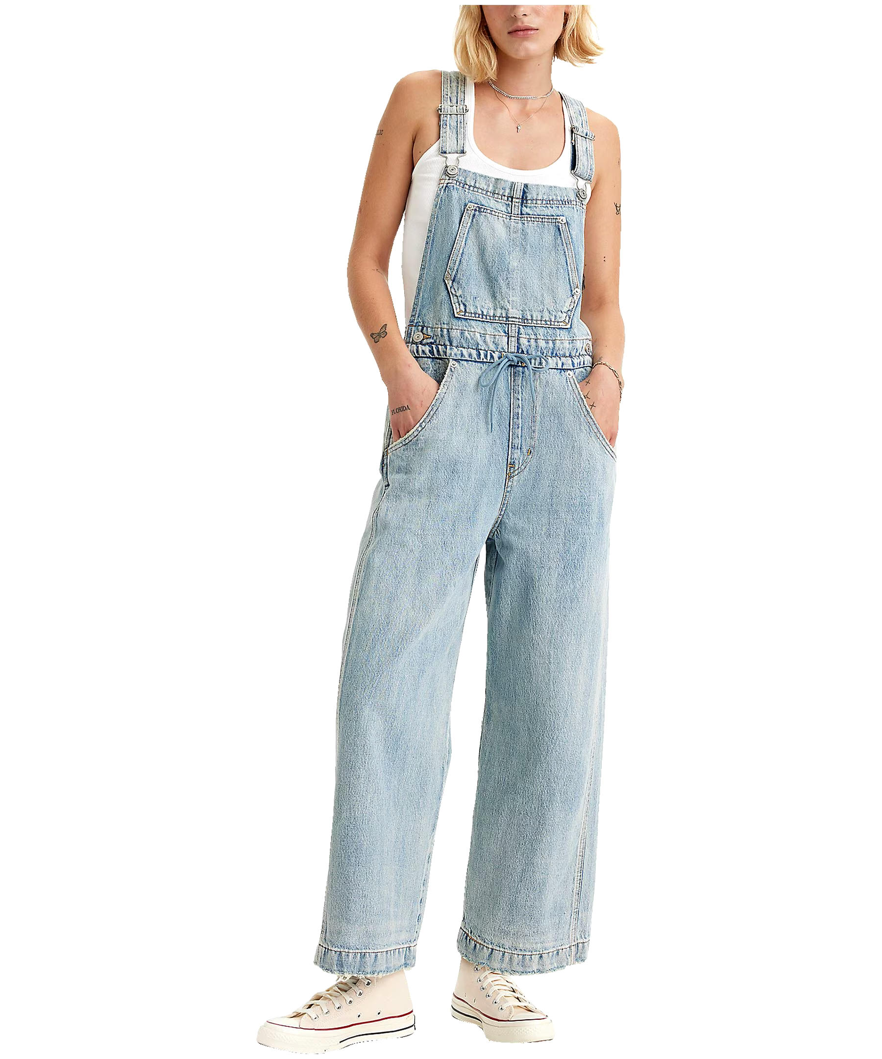 Levi's Women's Not In The Mood Straight Leg Overalls