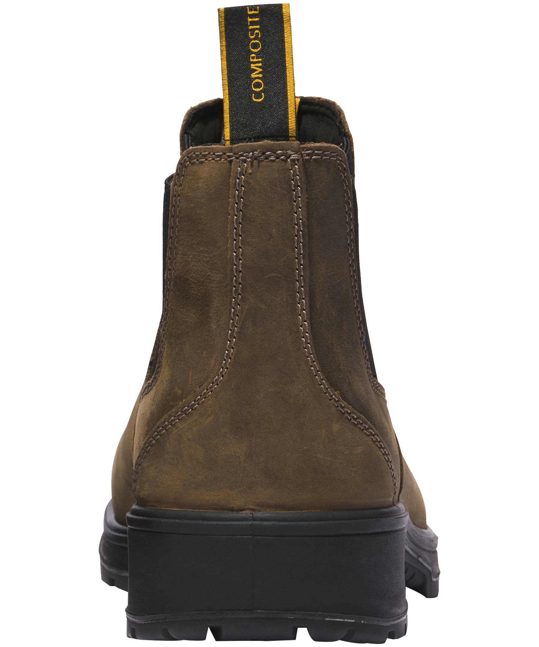 Timberland PRO Women's Nashoba 6 Inch Composite Toe Composite Plate Pull On Chelsea Work Boots