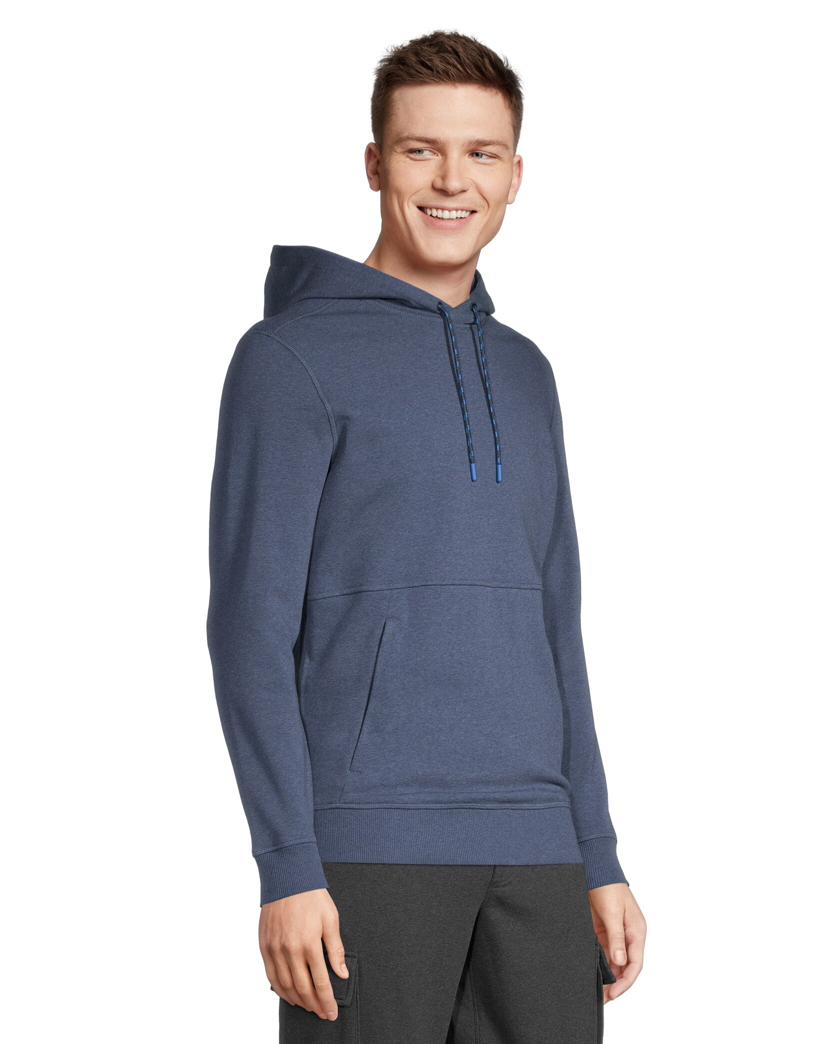 Matrix Men's Stretch Terry Kangaroo Pocket Pullover Hoodie