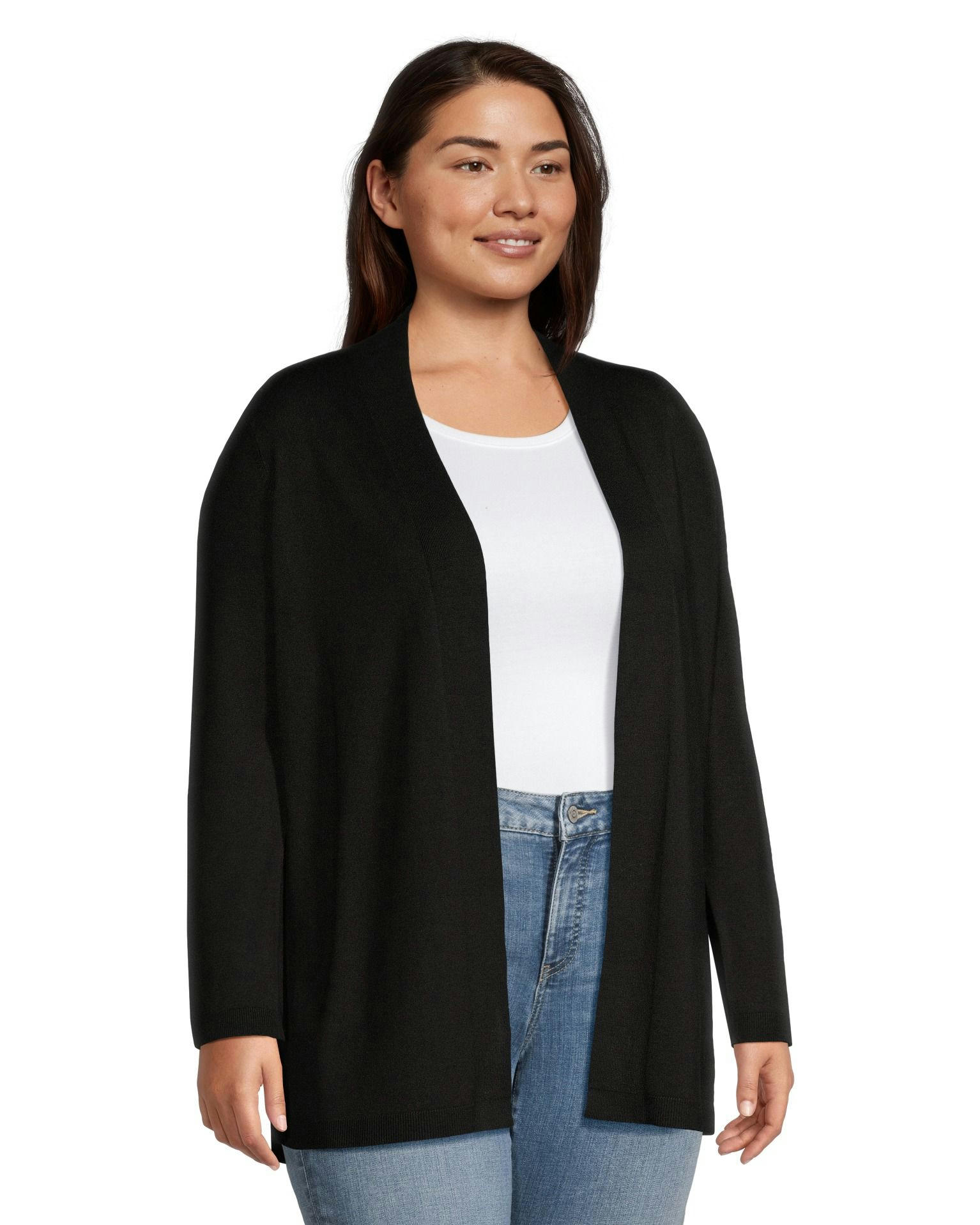 Denver Hayes Women's Basic Open Cardigan