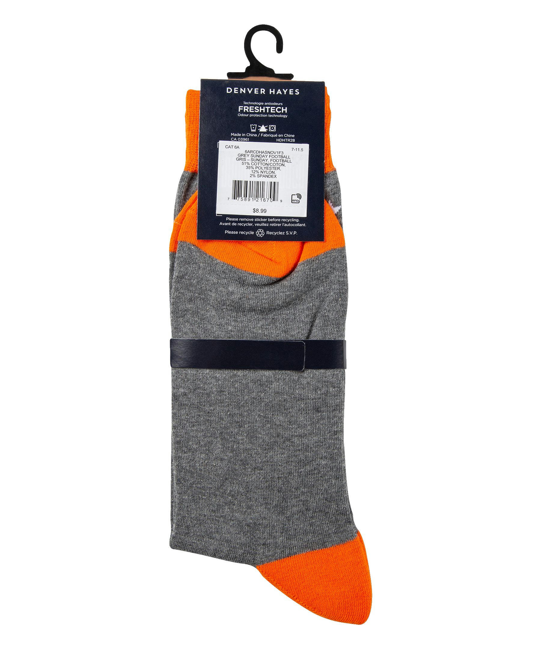 Denver Hayes Men's Novelty Beer Pattern Crew Socks