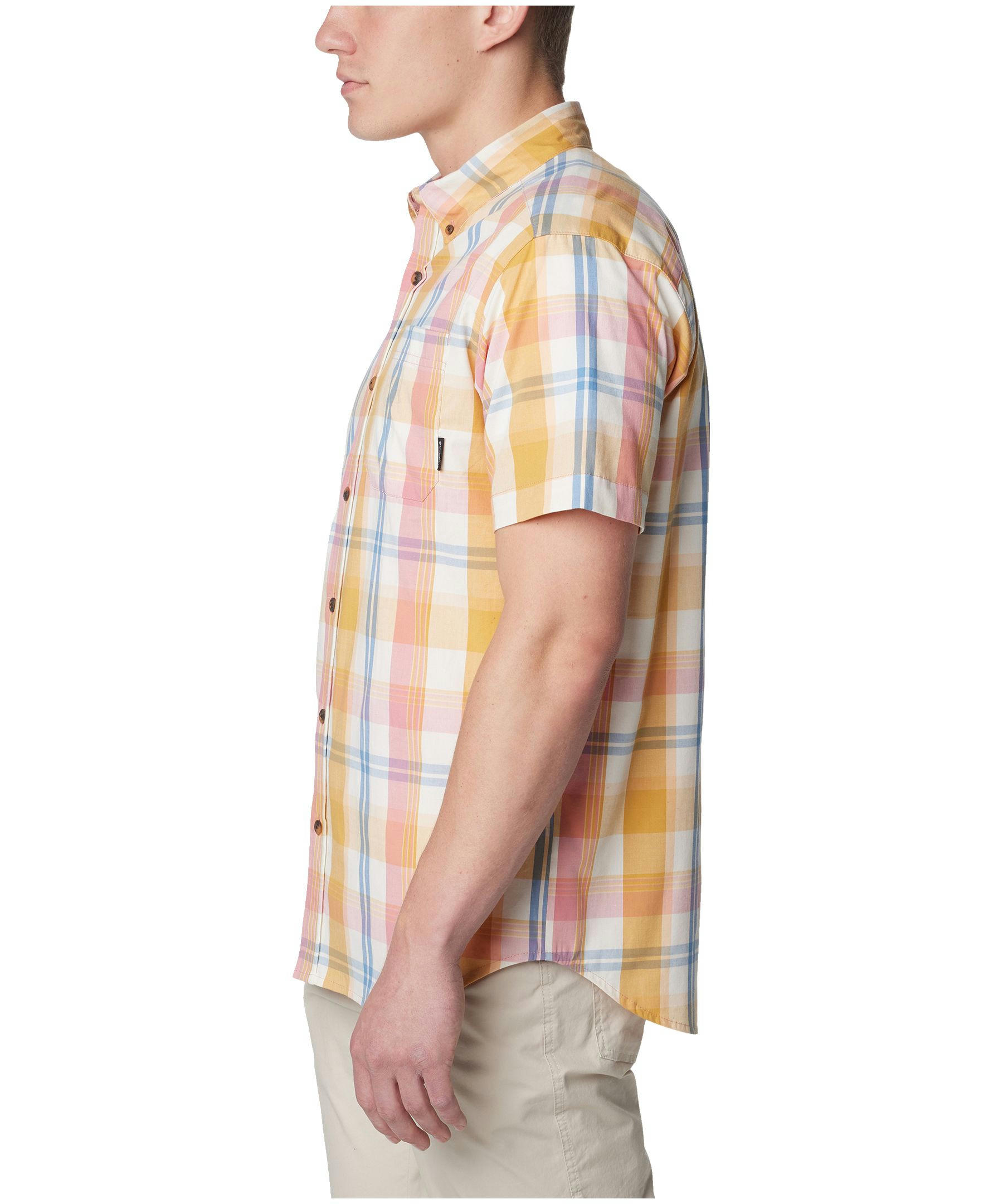 Columbia Men's Rapid Rivers Short Sleeve Plaid Shirt