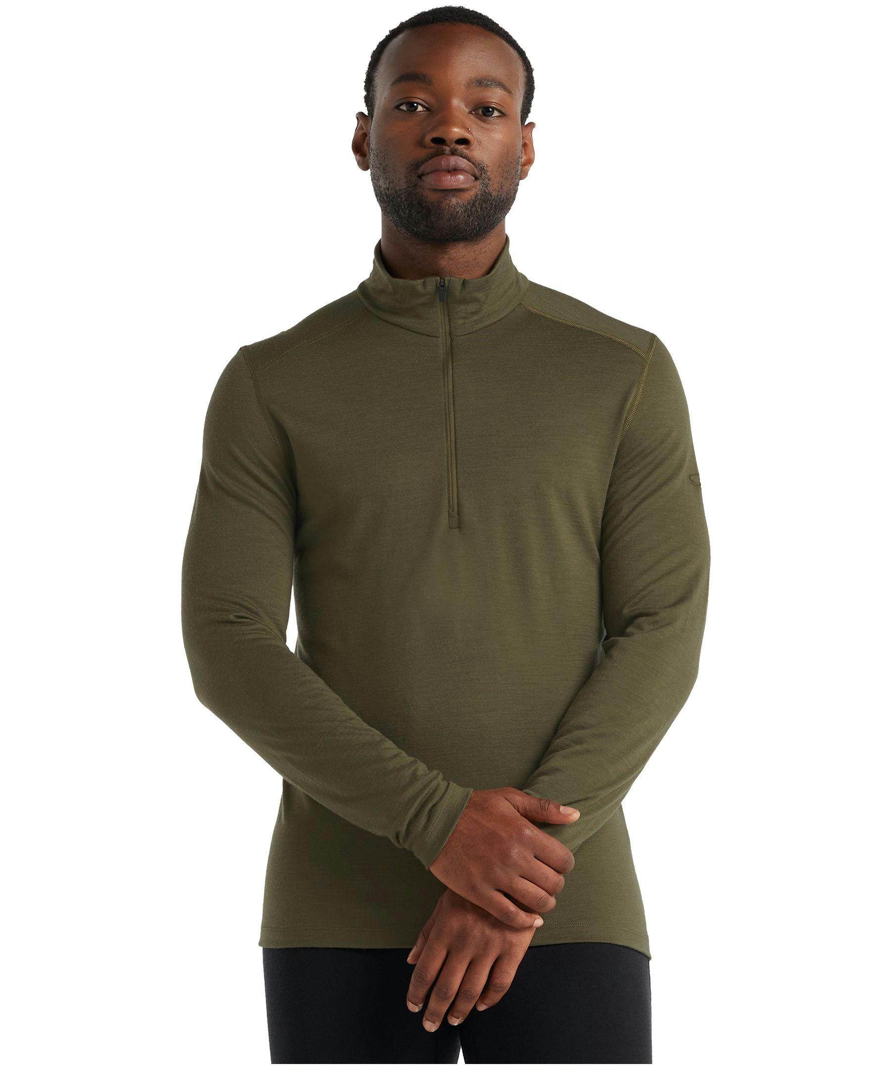 Icebreaker Men's 200 Oasis Long Sleeve Half Zip Base Layer Top