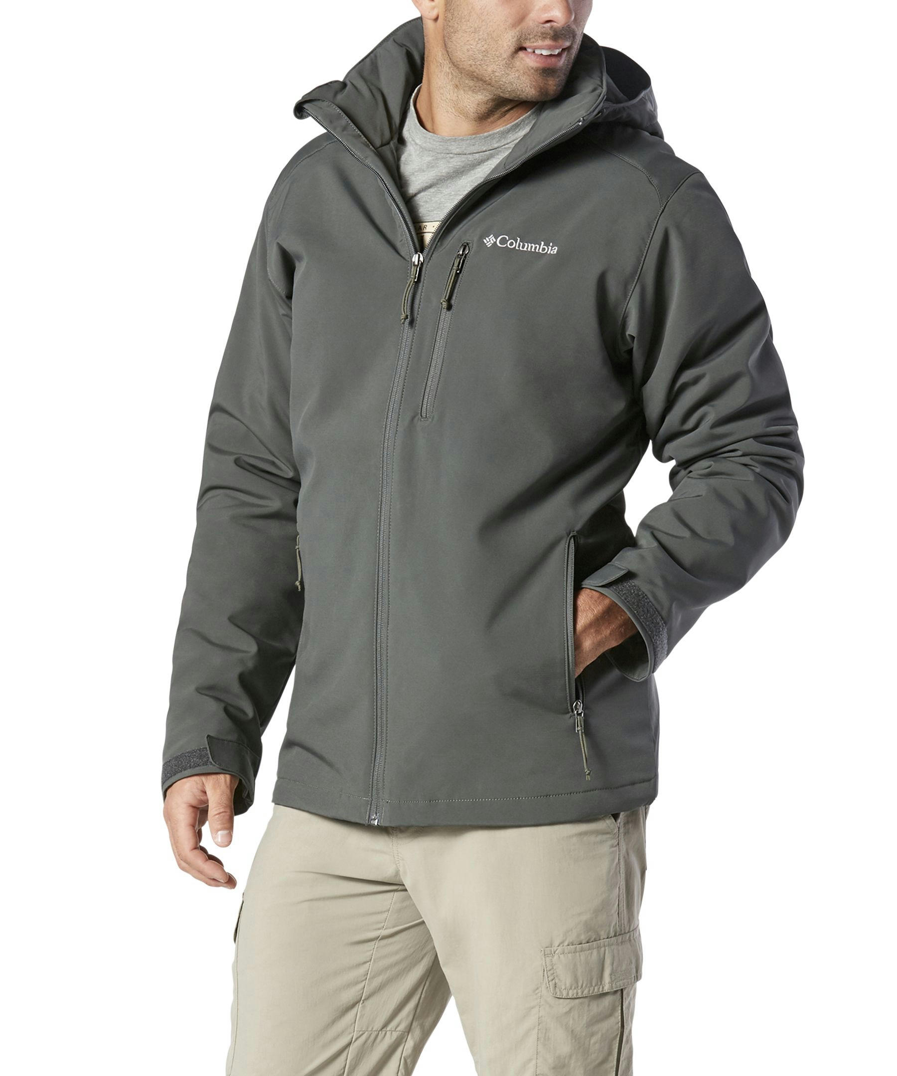 Columbia Men's Gate Racer Water Resistant Hooded Insulated Softshell Jacket