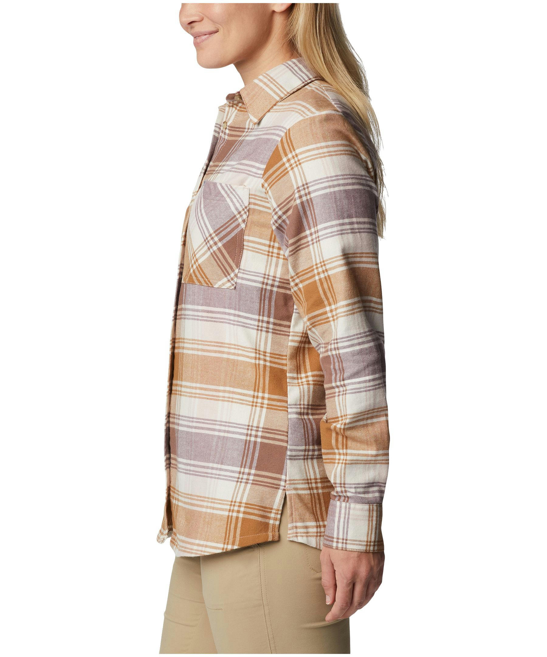 Columbia Women's Calico Basin Classic Long Sleeve Flannel Shirt