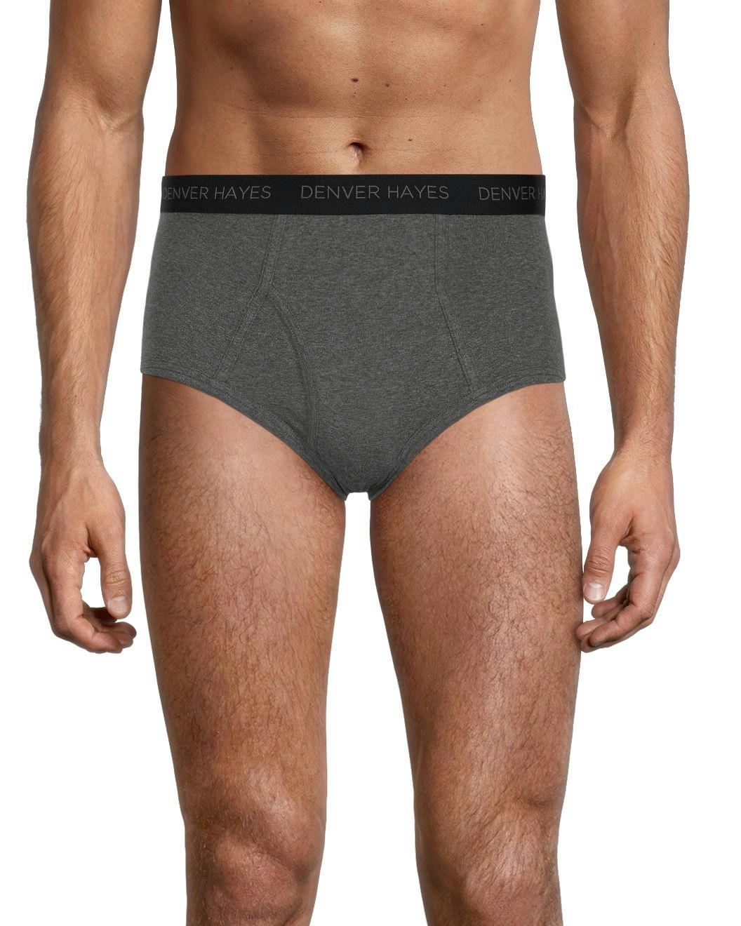 Denver Hayes Men's Classic 3 Pack Underwear Basic Briefs