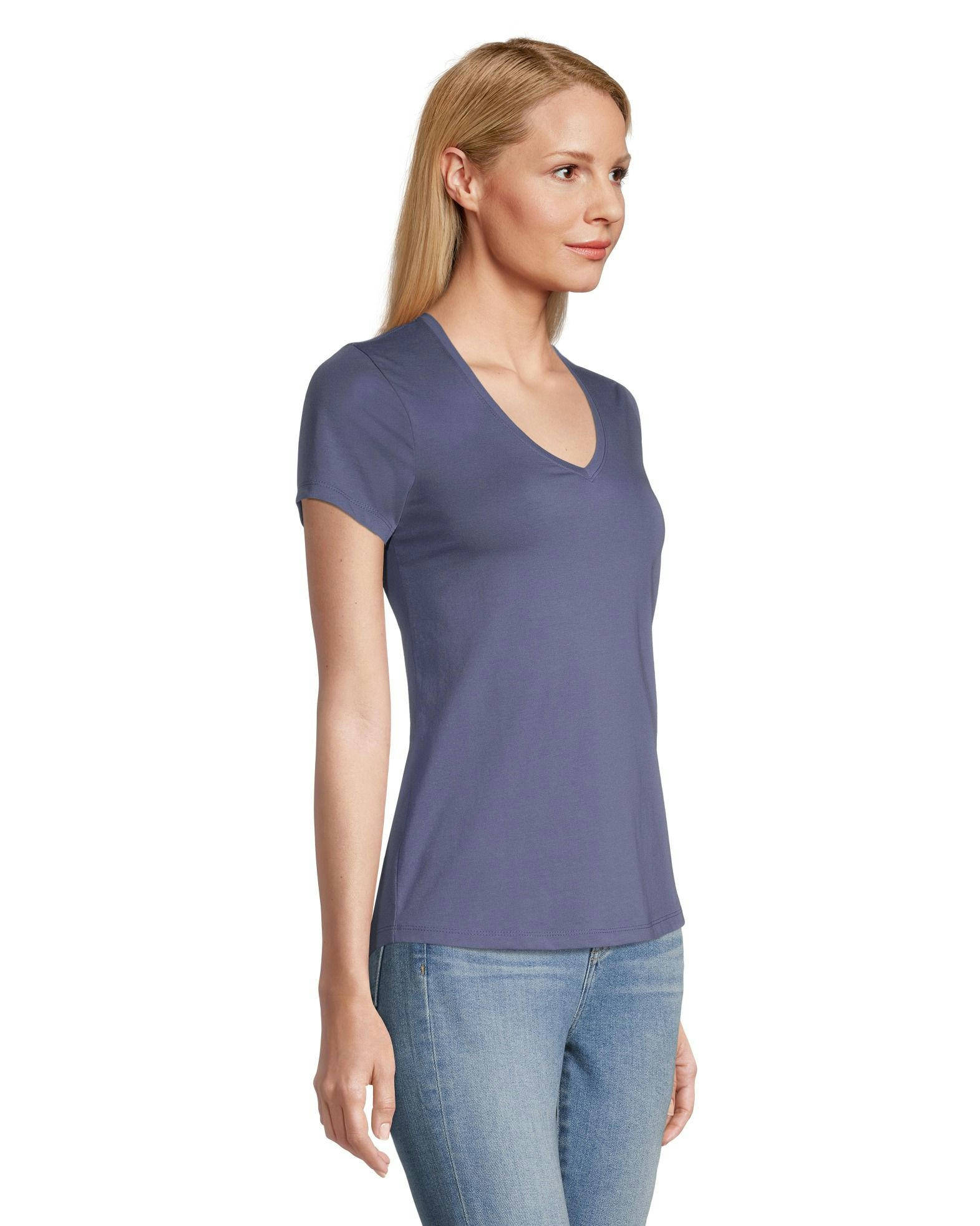 Denver Hayes Women's Semi-Fitted V-Neck T Shirt