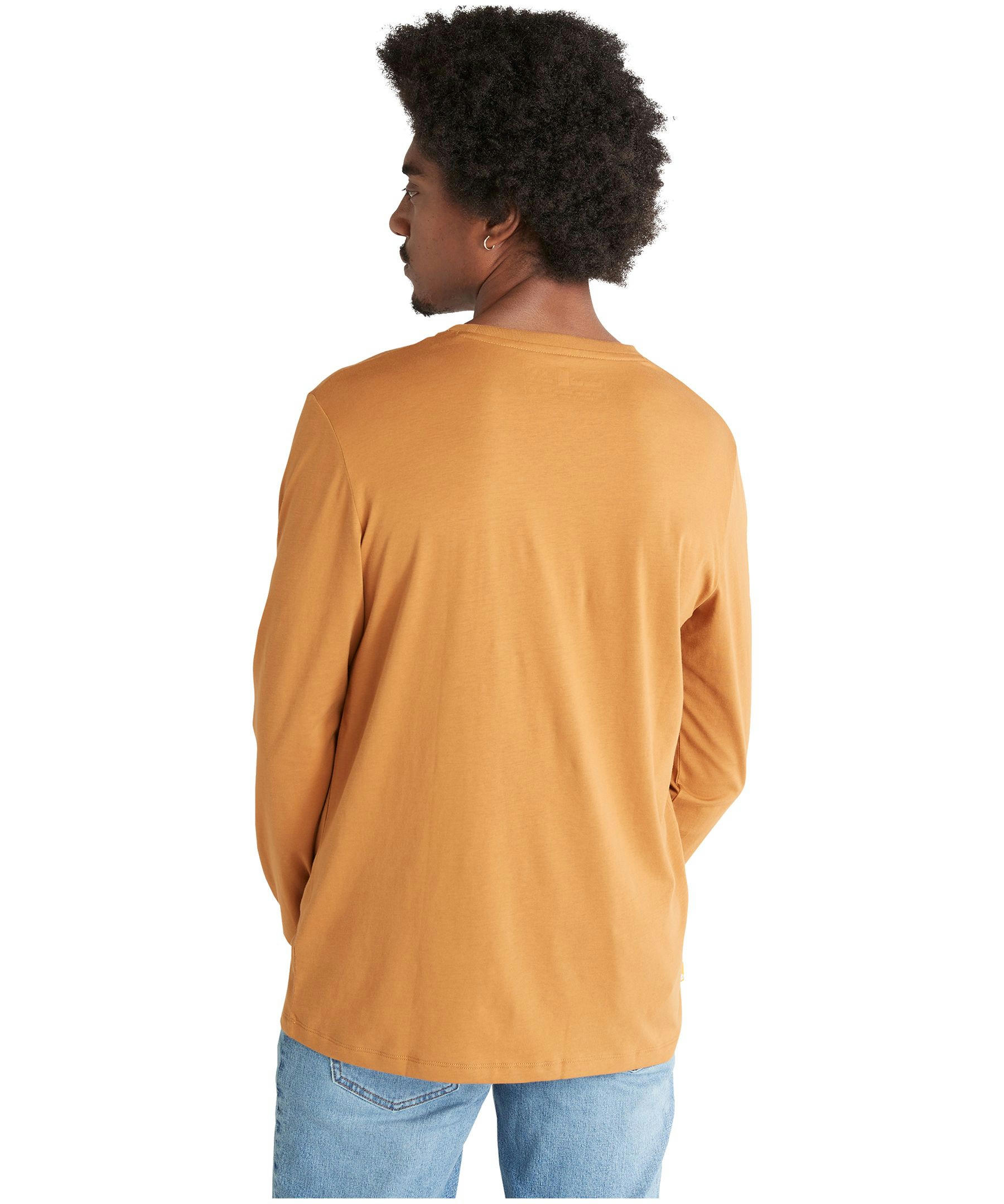 Timberland Men's Long Sleeve Front Graphic T Shirt