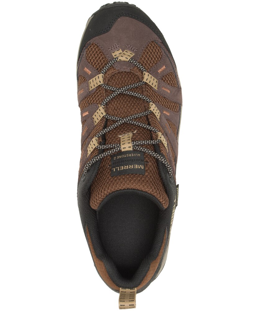 Merrell Men's Alverstone Waterproof Wide Hiking Boots  - Earth/Espresso