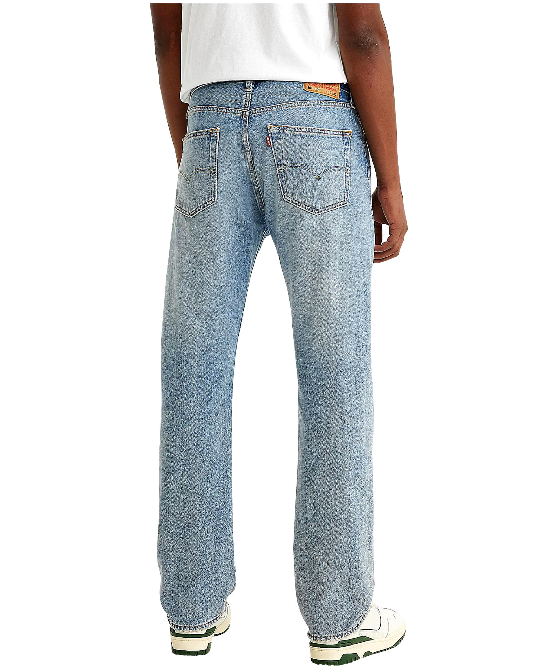 Levi's Men's 501 Mid Rise Straight Leg Button Fly When In Rome Jeans