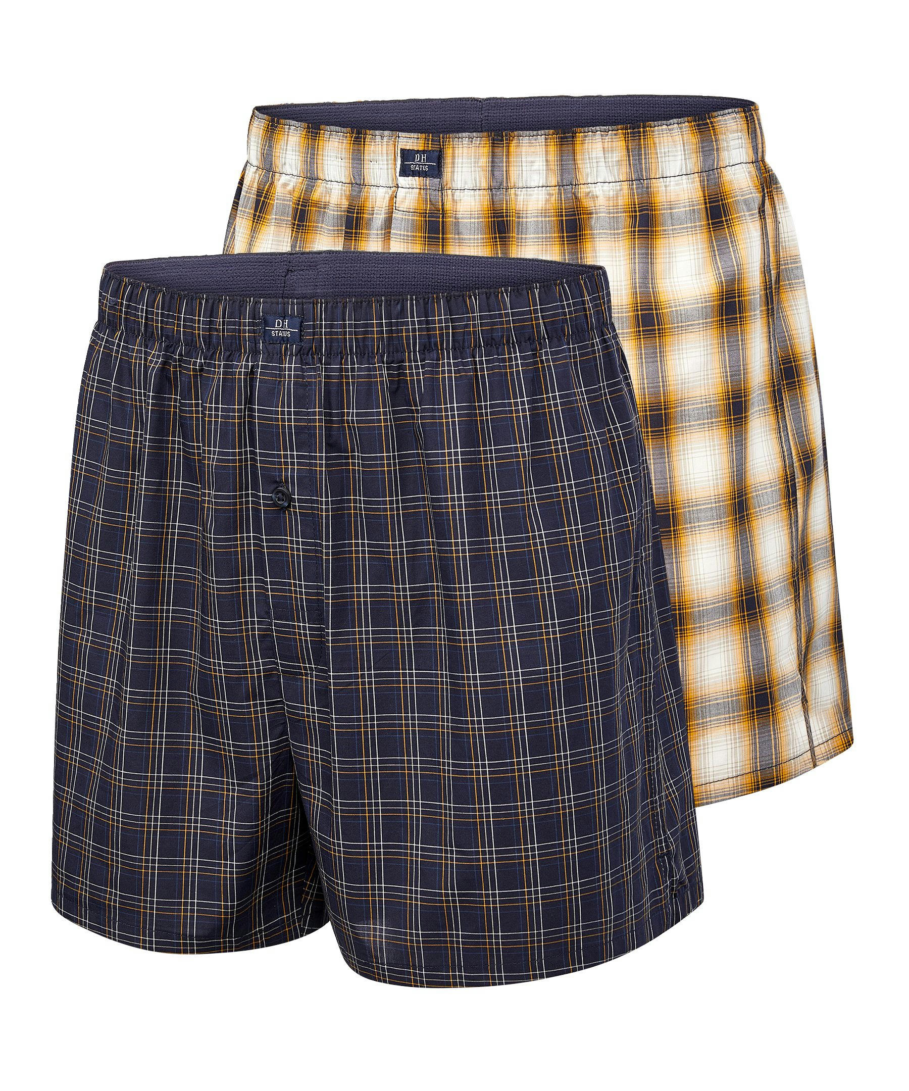Denver Hayes Men's 2 Pack Woven Boxer