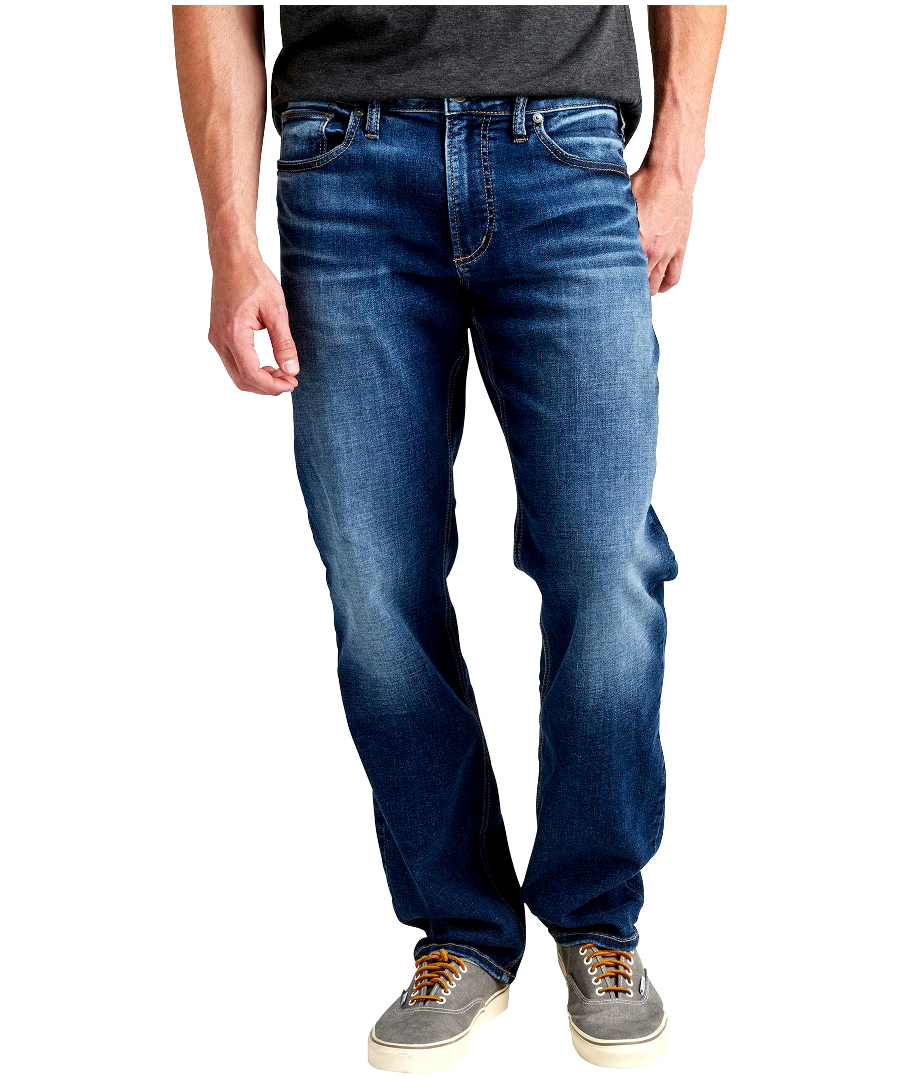 Silver Men's Eddie Tapered Leg Relaxed Fit Jeans