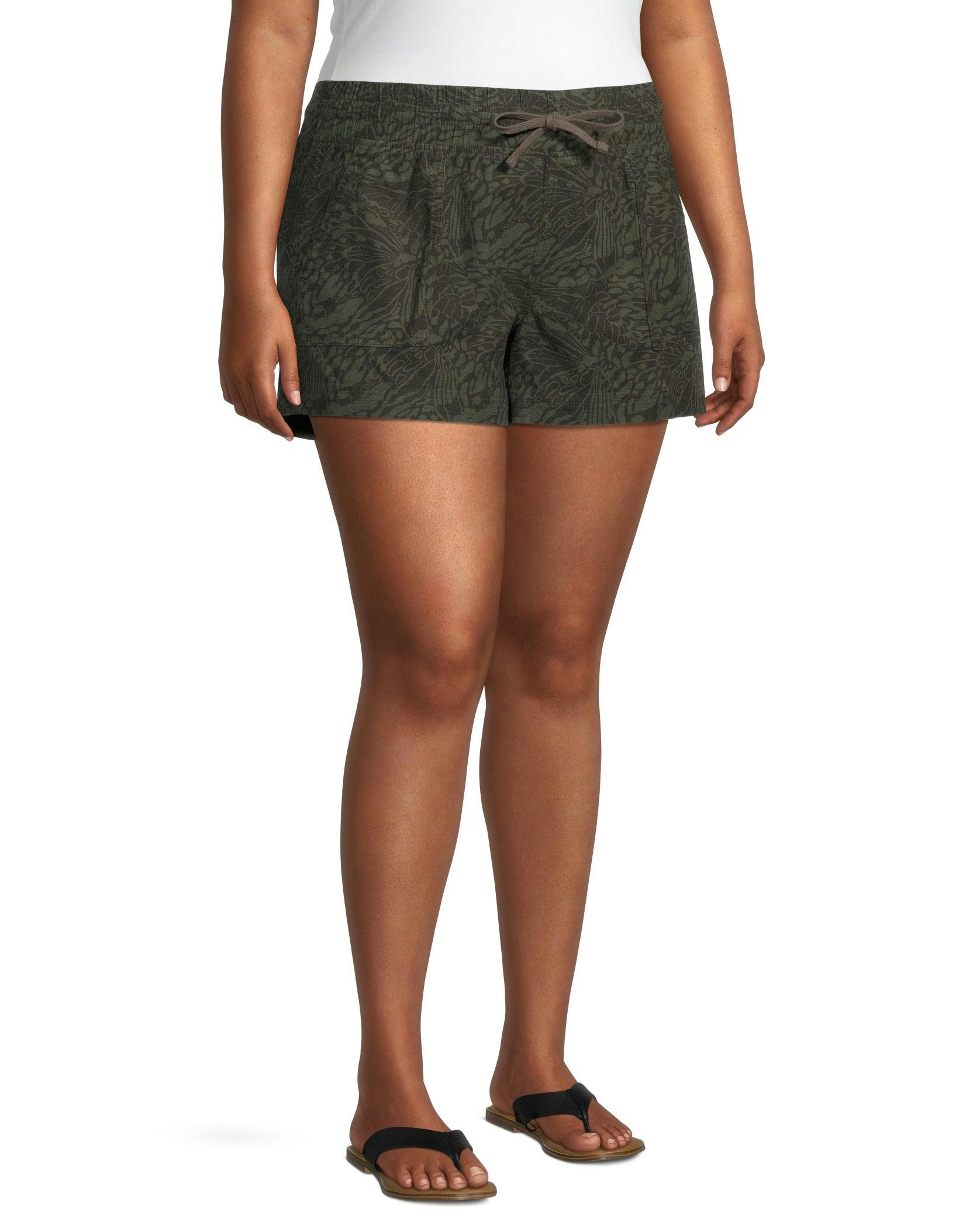 Women's Linen Blend Shorts