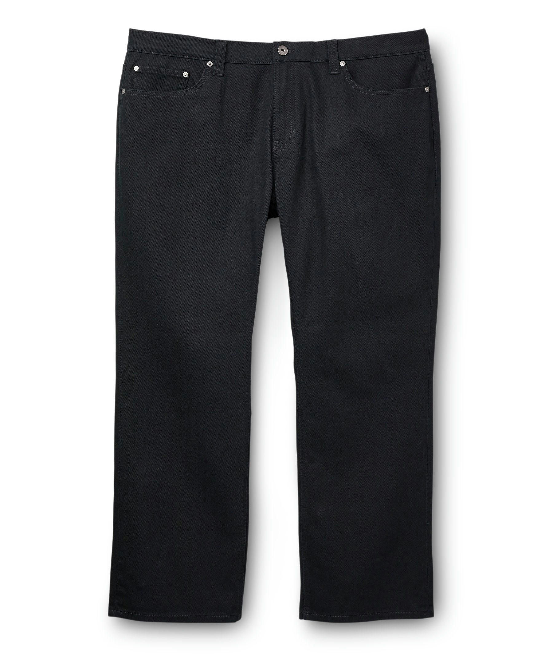 Denver Hayes Men's Value Stretch Straight Fit Jeans - Black