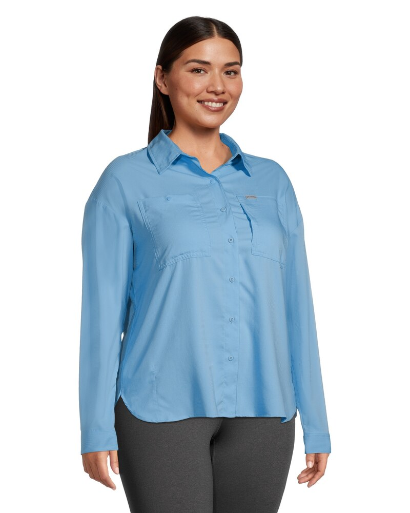 Columbia Women's Silver Ridge Omni-Shade Long Sleeve Shirt - Plus Size