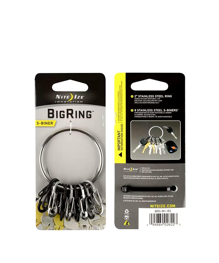 Nite Ize Men's BigRing Steel S-Biner