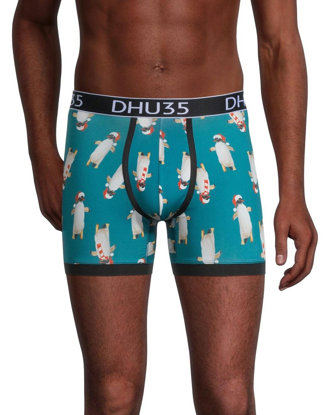 Denver Hayes Men's 3 Pack X-Mas Microfibre Boxer Brief Underwear