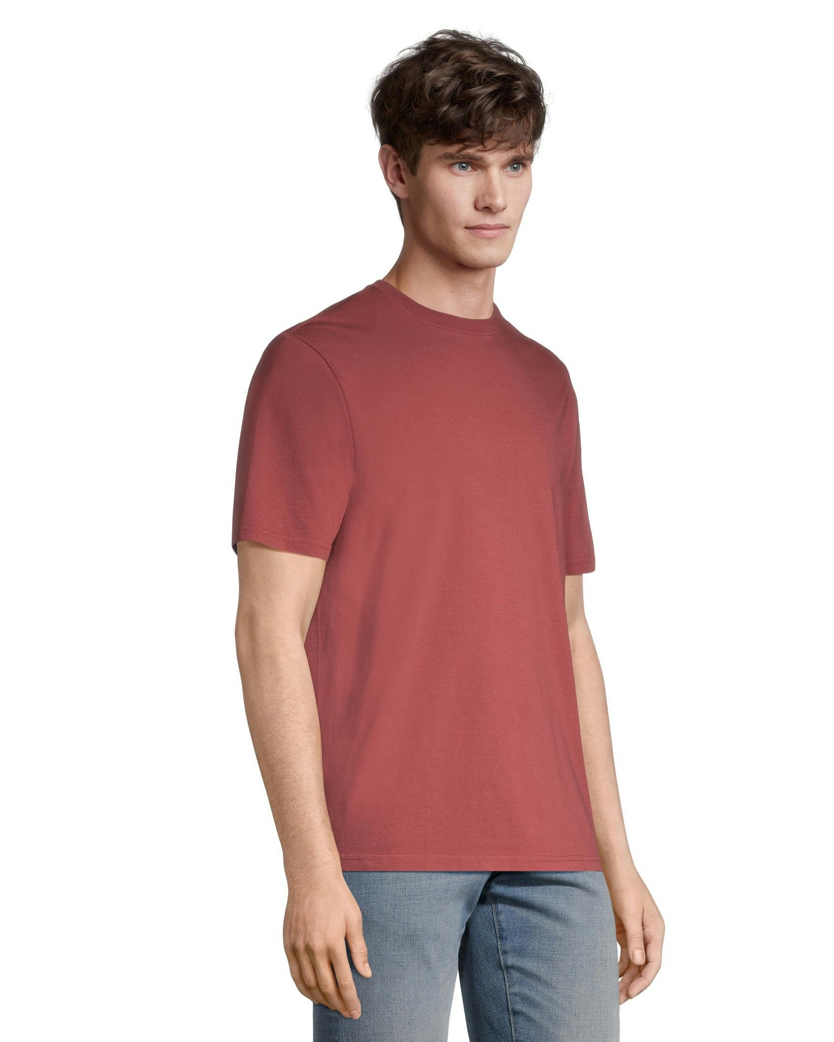 Denver Hayes Men's 50 Wash Short Sleeve Crewneck T Shirt