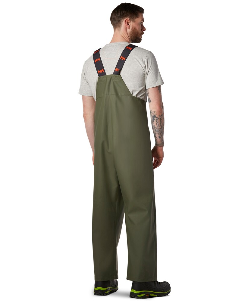 Helly Hansen Workwear Men's Storm Rain Bib Overalls - Green