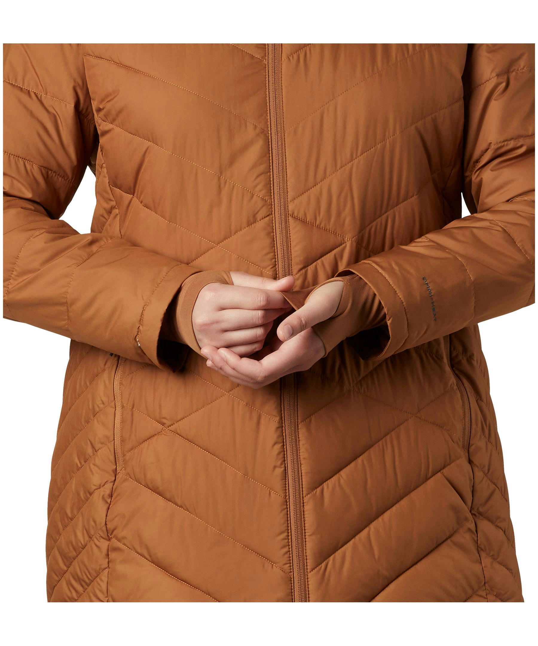 Columbia Women's Heavenly Omni-Heat Water Resistant Insulated Long Hooded Jacket