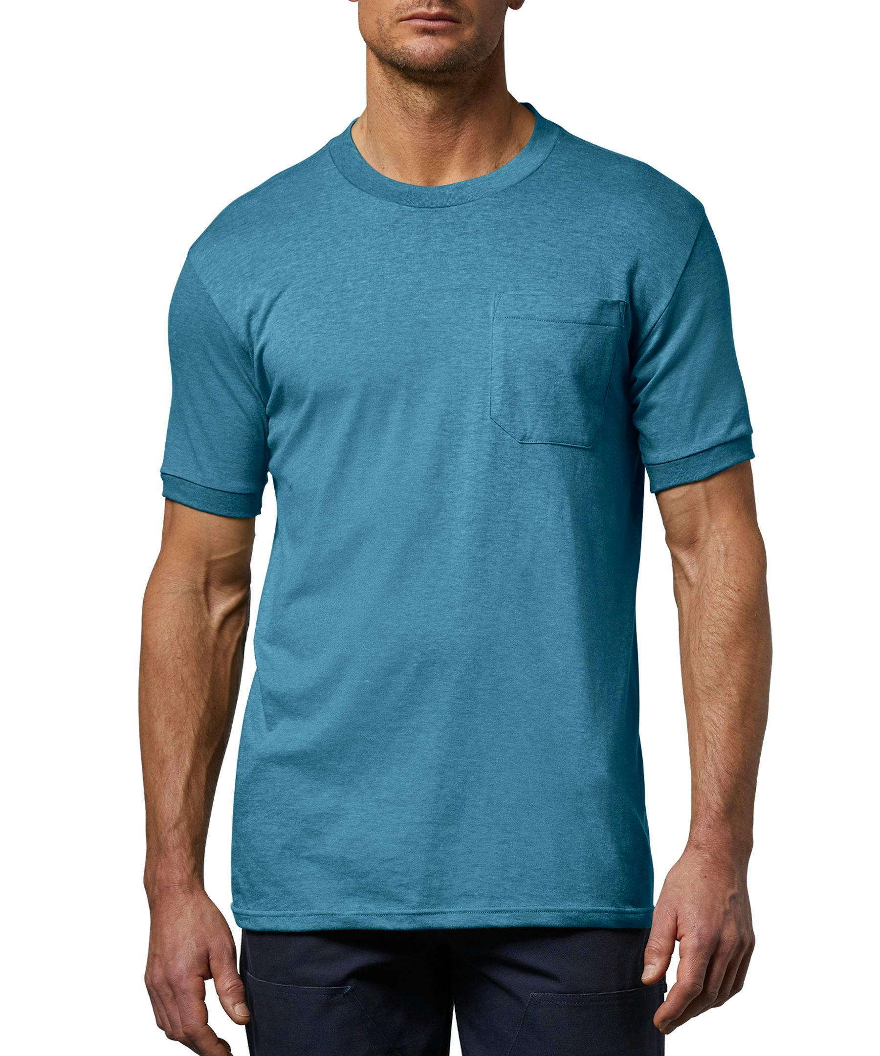 Aggressor Men's Crewneck Work T-Shirt With FRESHTECH