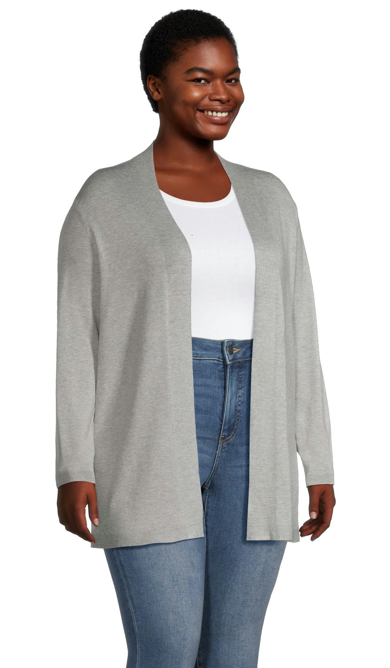 Denver Hayes Women's Basic Open Cardigan