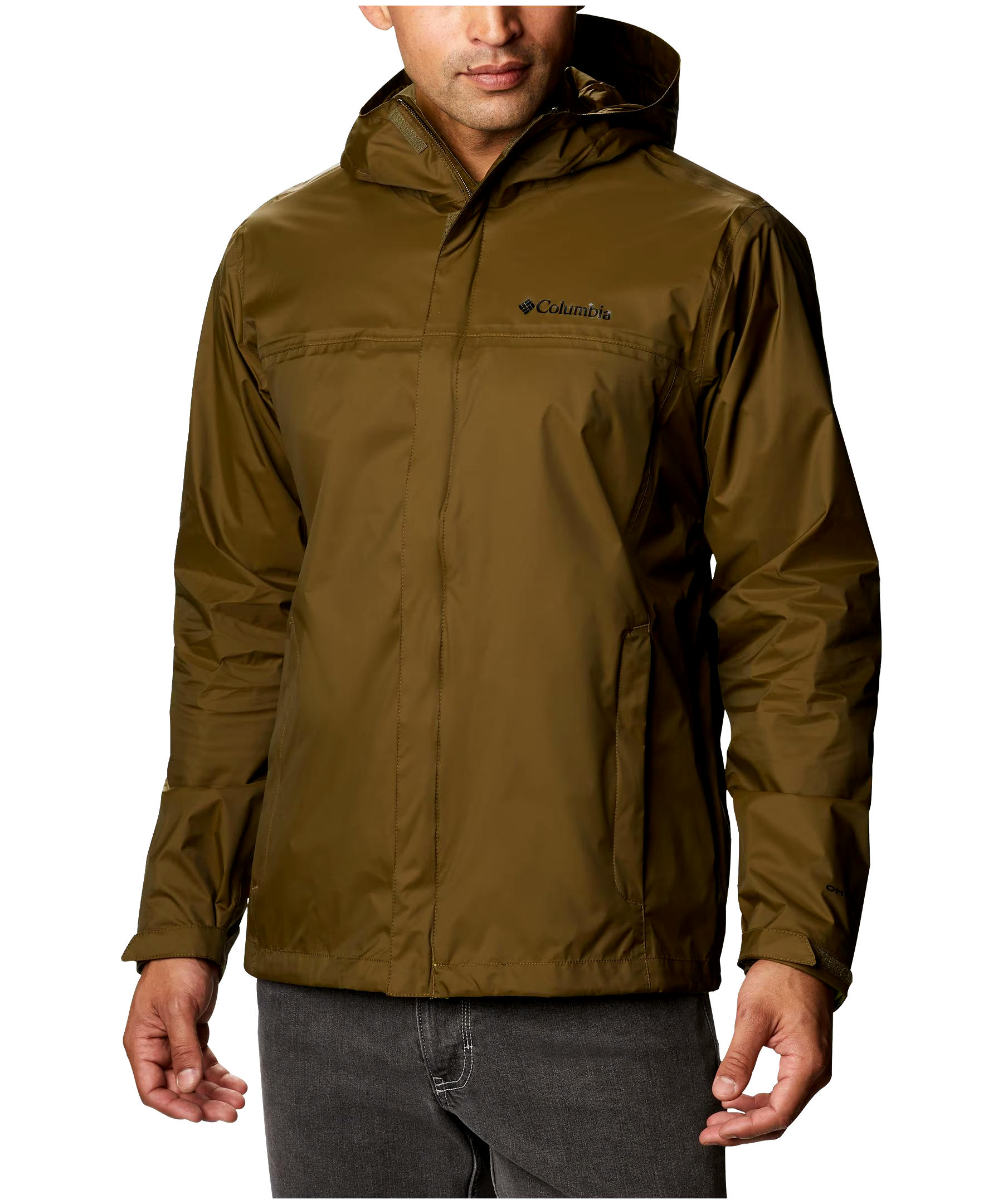 Columbia Men's Watertight II Hooded Rain Jacket, Waterproof, Breathable, Packable, Hiking